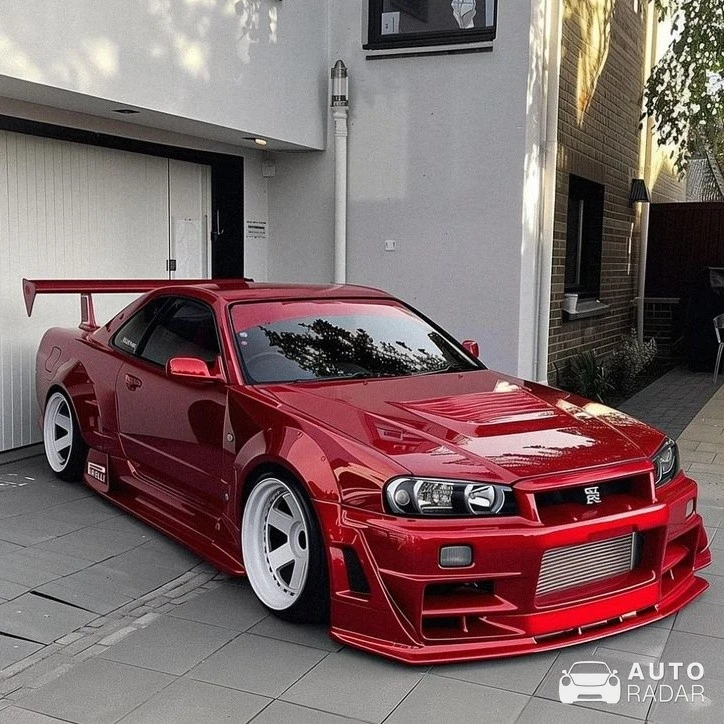Nissan Skyline R34 GT-R spotted in Riga, Latvia