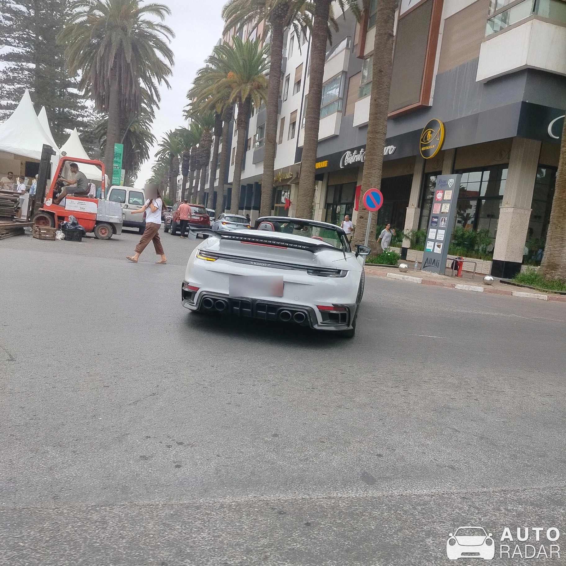 Porsche 992 Turbo S Cabriolet Mansory spotted in Mohammedia