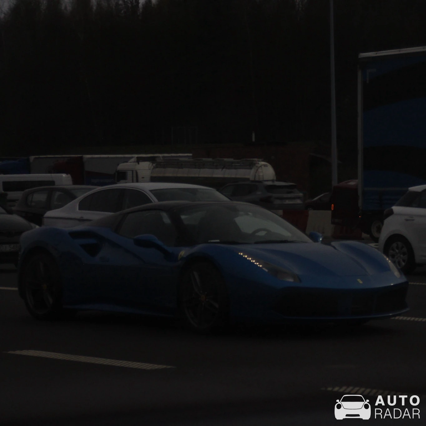 Ferrari 488 Spider spotted in Balice, Polska