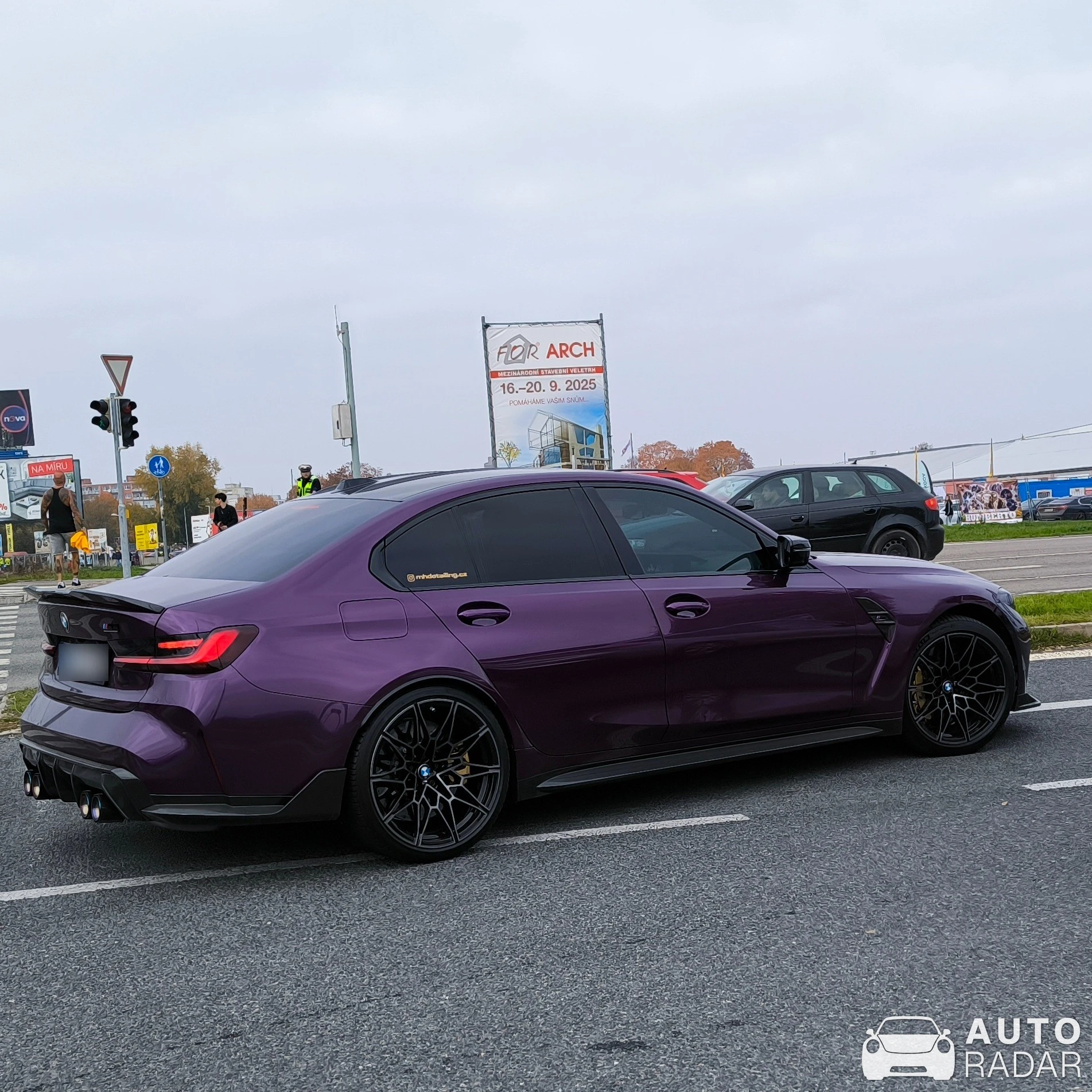 BMW M3 G80 Sedan Competition spotted in Prague 18, Czechia