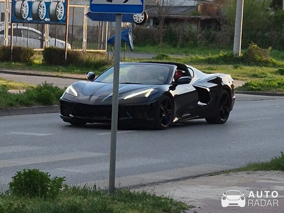 Chevrolet Corvette C8 Stingray spotted in Skarżysko-Kamienna