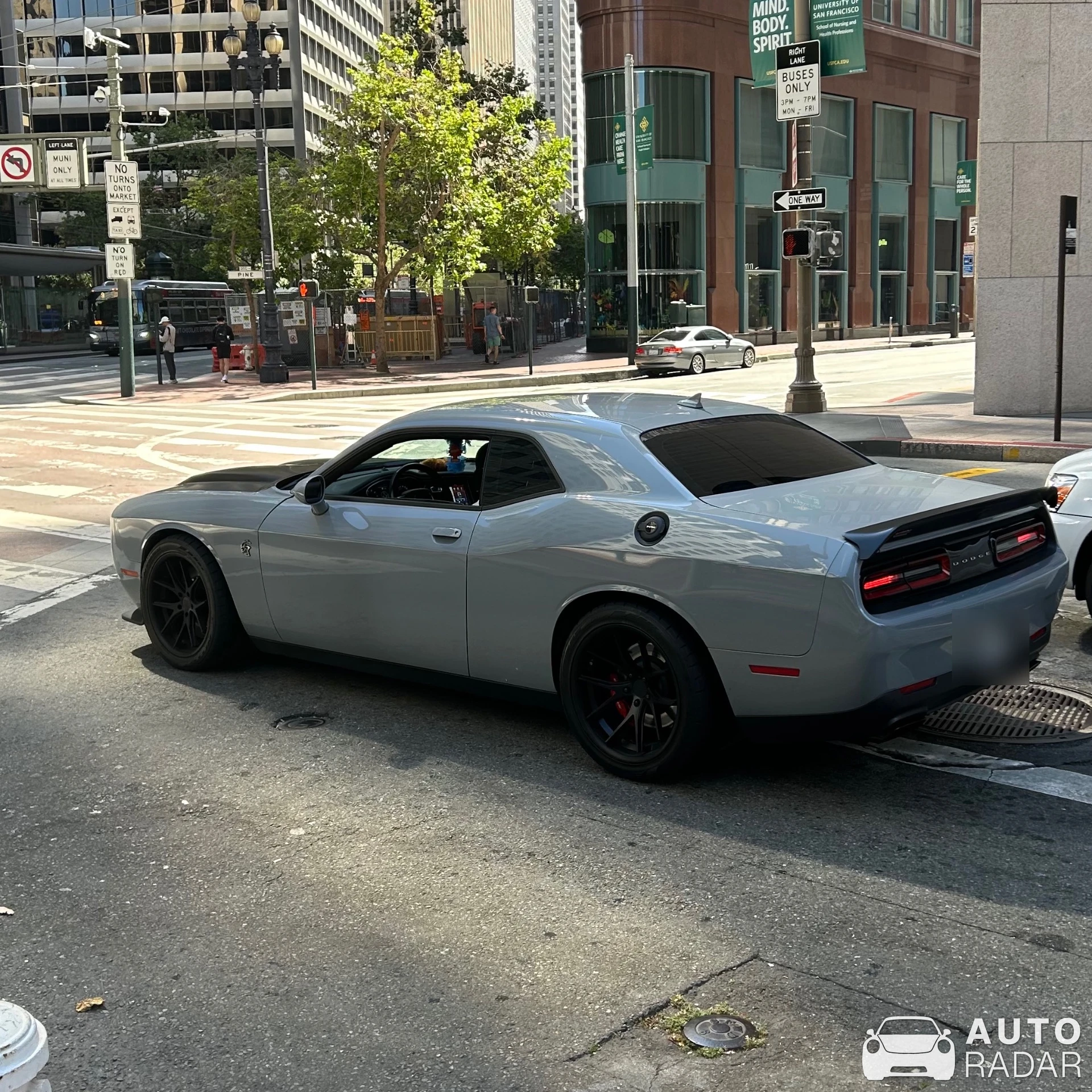 Dodge Challenger SRT Hellcat spotted in San Francisco, USA