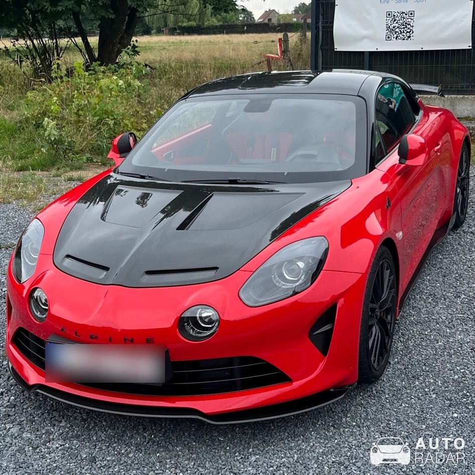 Alpine A110 R spotted in Mons