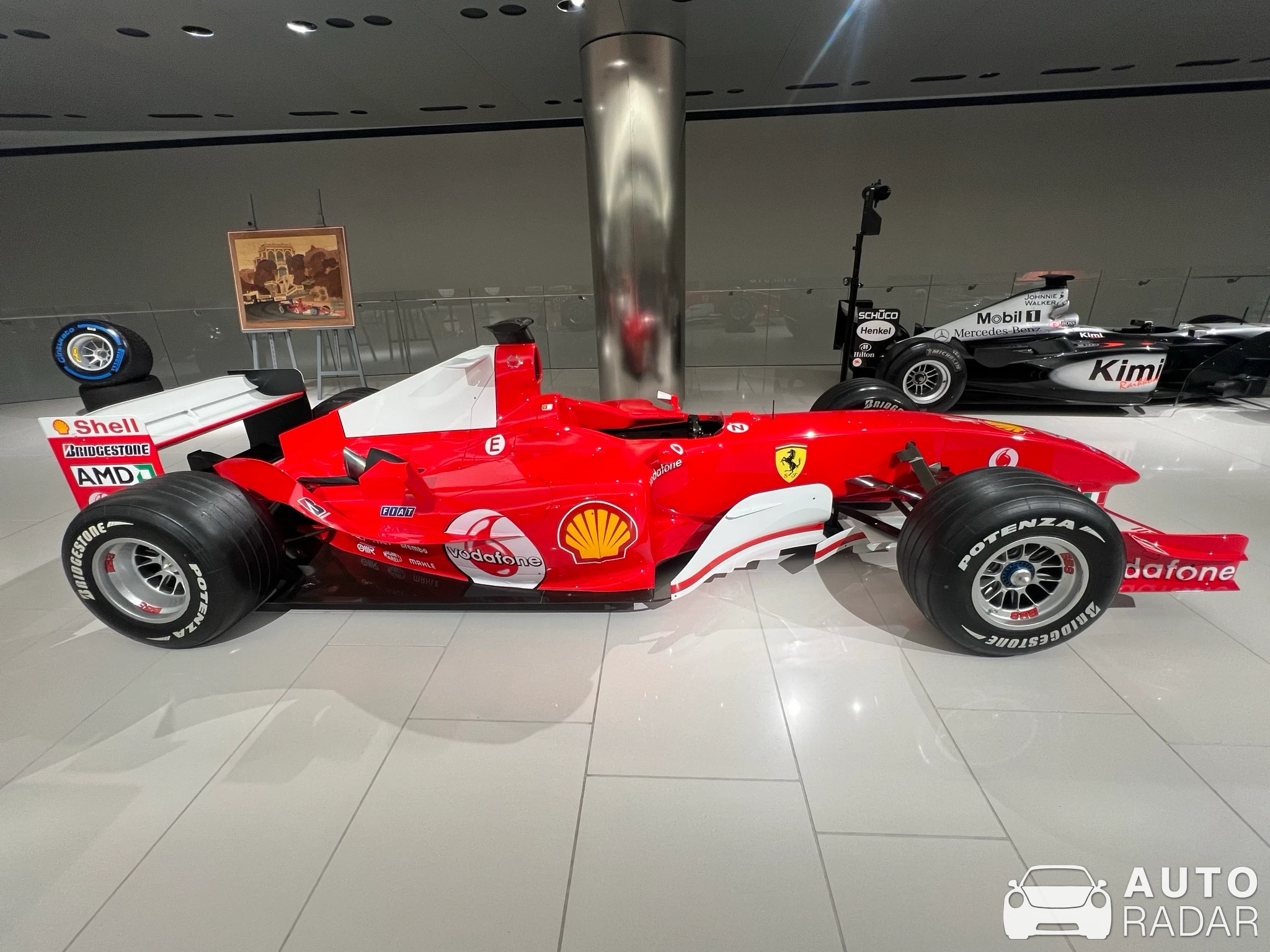 Ferrari F2003-GA spotted in Monaco