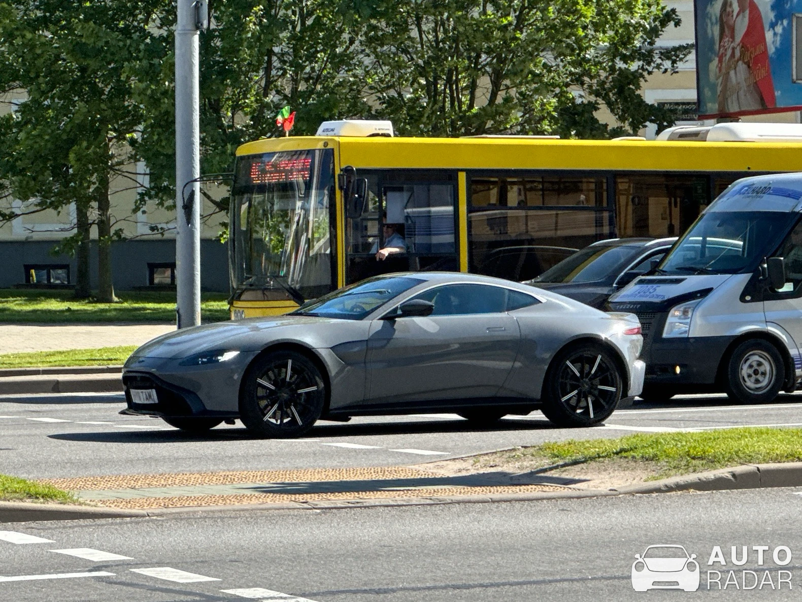 Aston Martin V8 Vantage spotted in Minsk