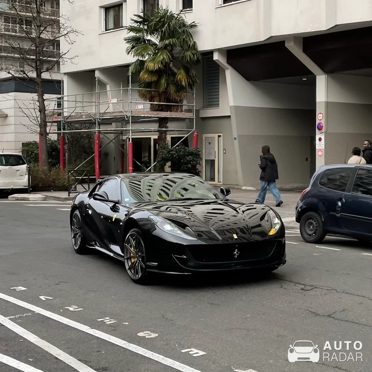 Ferrari 812 Superfast spotted in Levallois-Perret, France