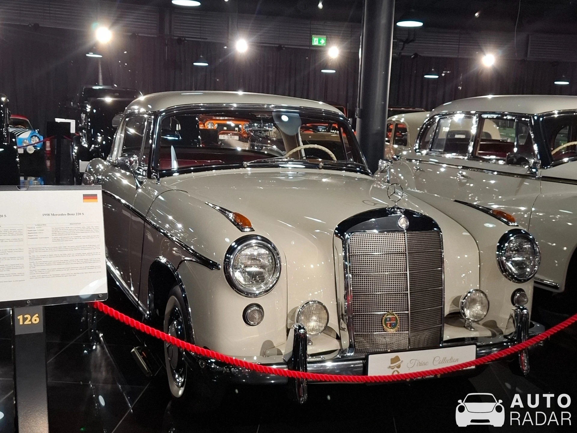 Mercedes-Benz W180 220S spotted in Otopeni