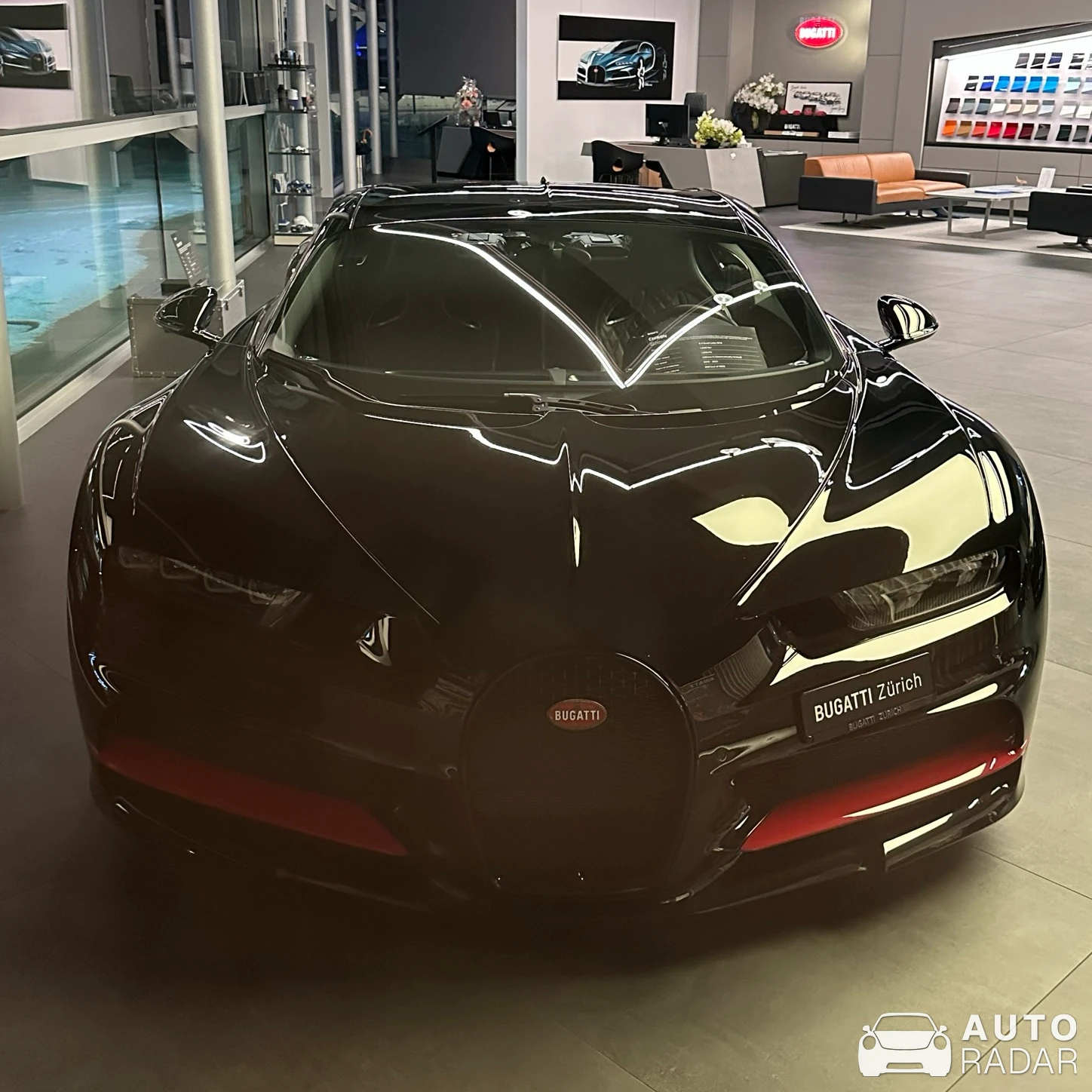 Bugatti Chiron spotted in Opfikon, Schweiz