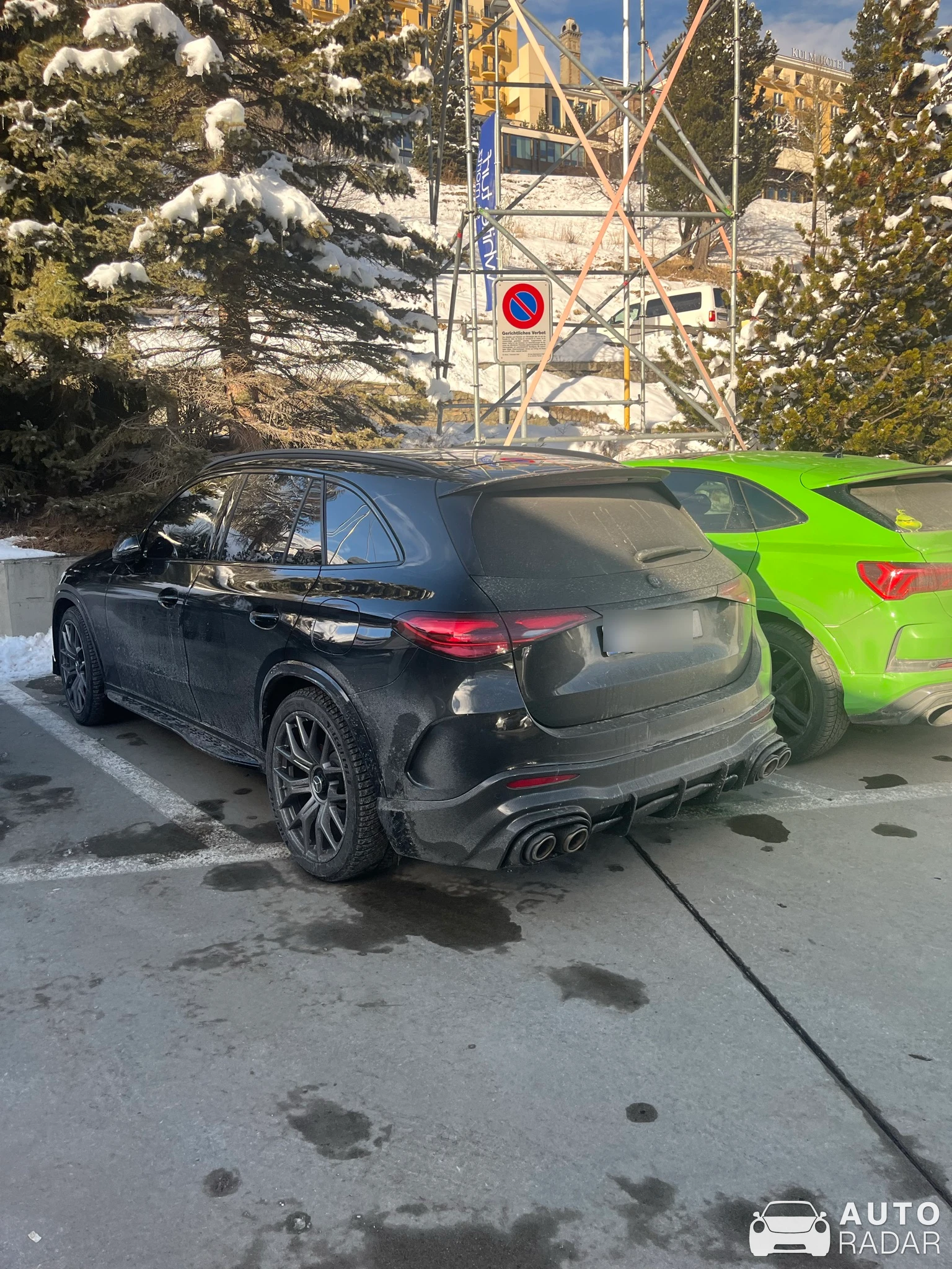 Mercedes-AMG Brabus GLC spotted in Sankt Moritz