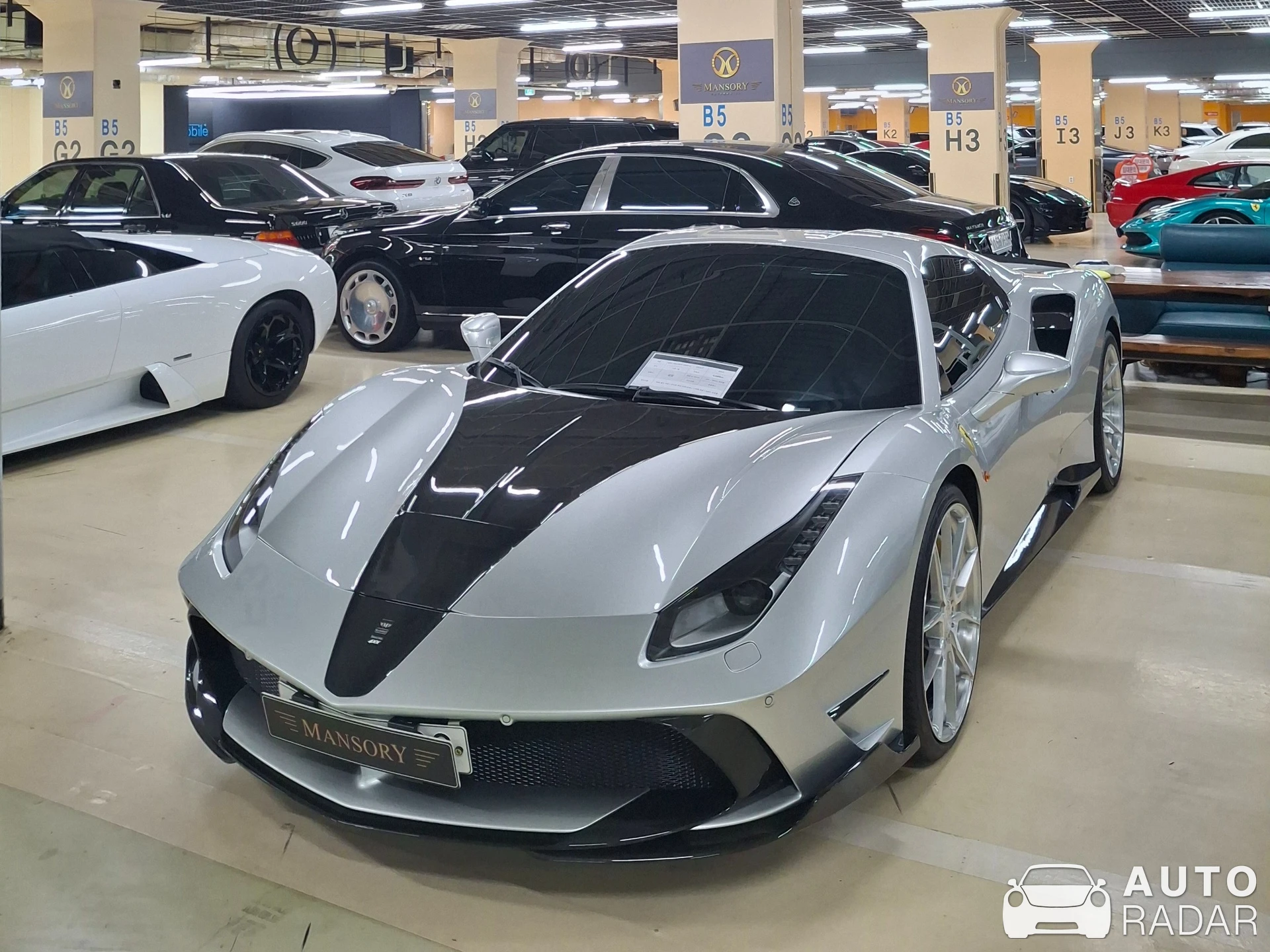 Ferrari 488 GTB Mansory Siracusa 4XX spotted in Seoul
