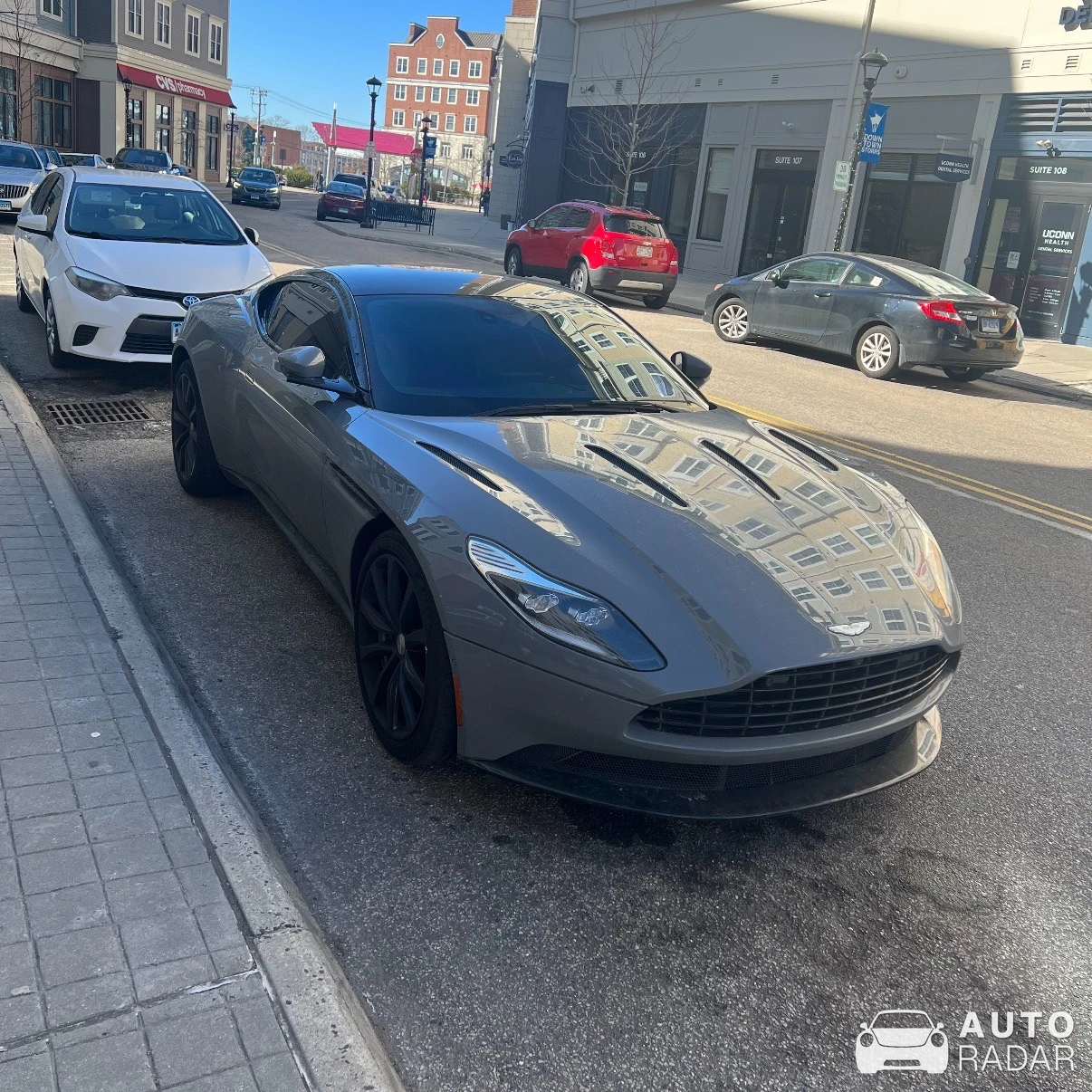 Aston Martin DB11 V8 spotted in Barrington