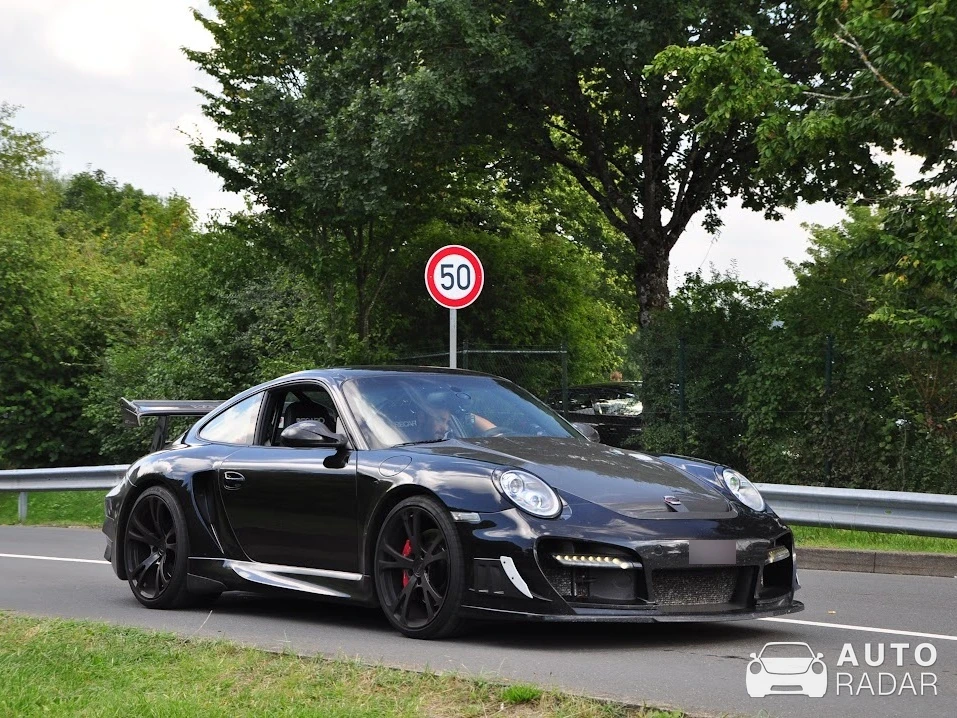 Porsche TechArt 997 Turbo spotted in Nürburg