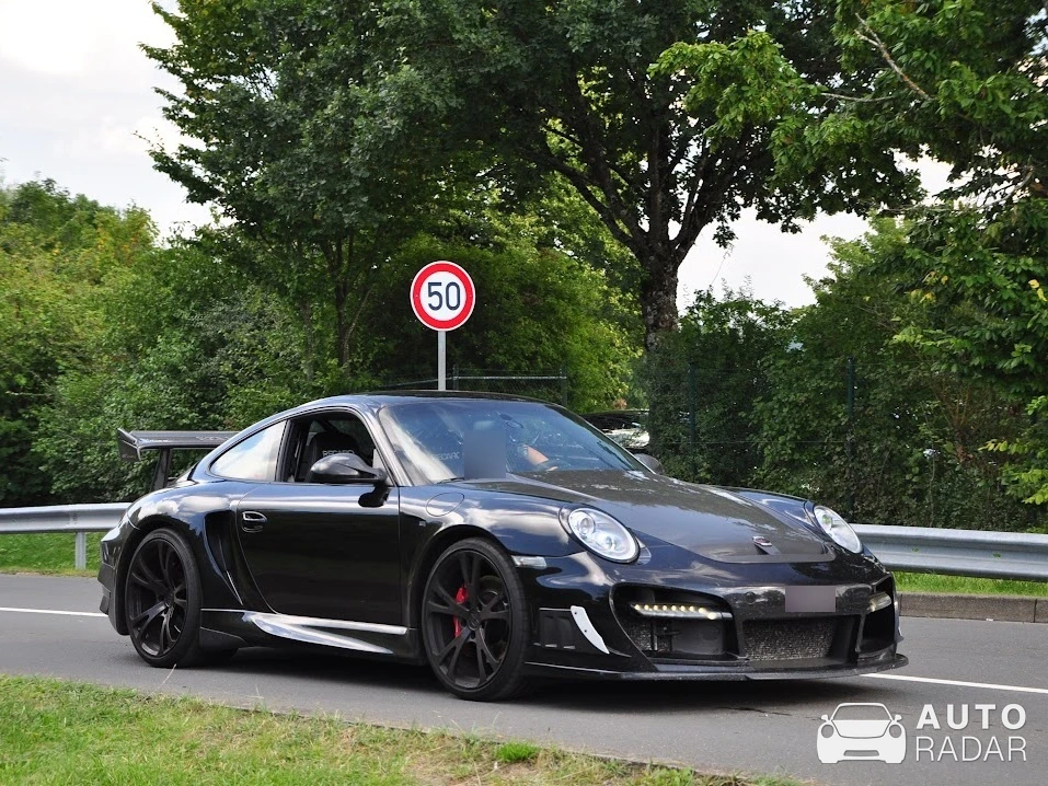 Porsche TechArt 997 Turbo spotted in Nürburg, Germany