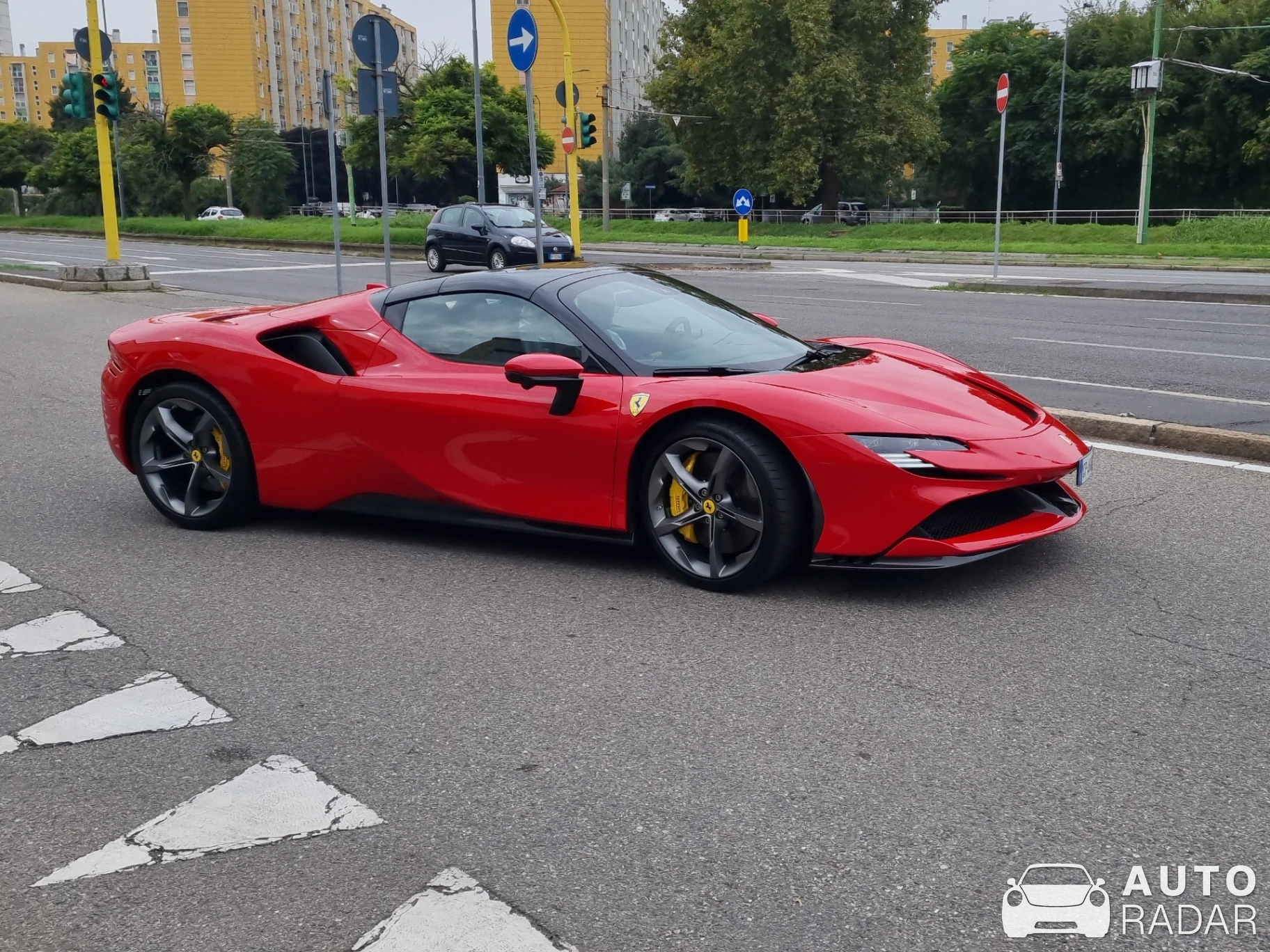 Ferrari SF90 Spider spotted in Città metropolitana di Milano, Italia
