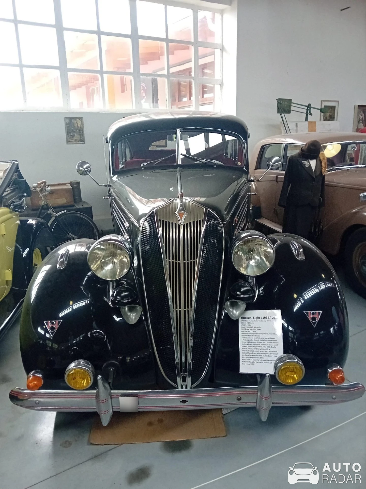 Hudson Eight spotted in Telč