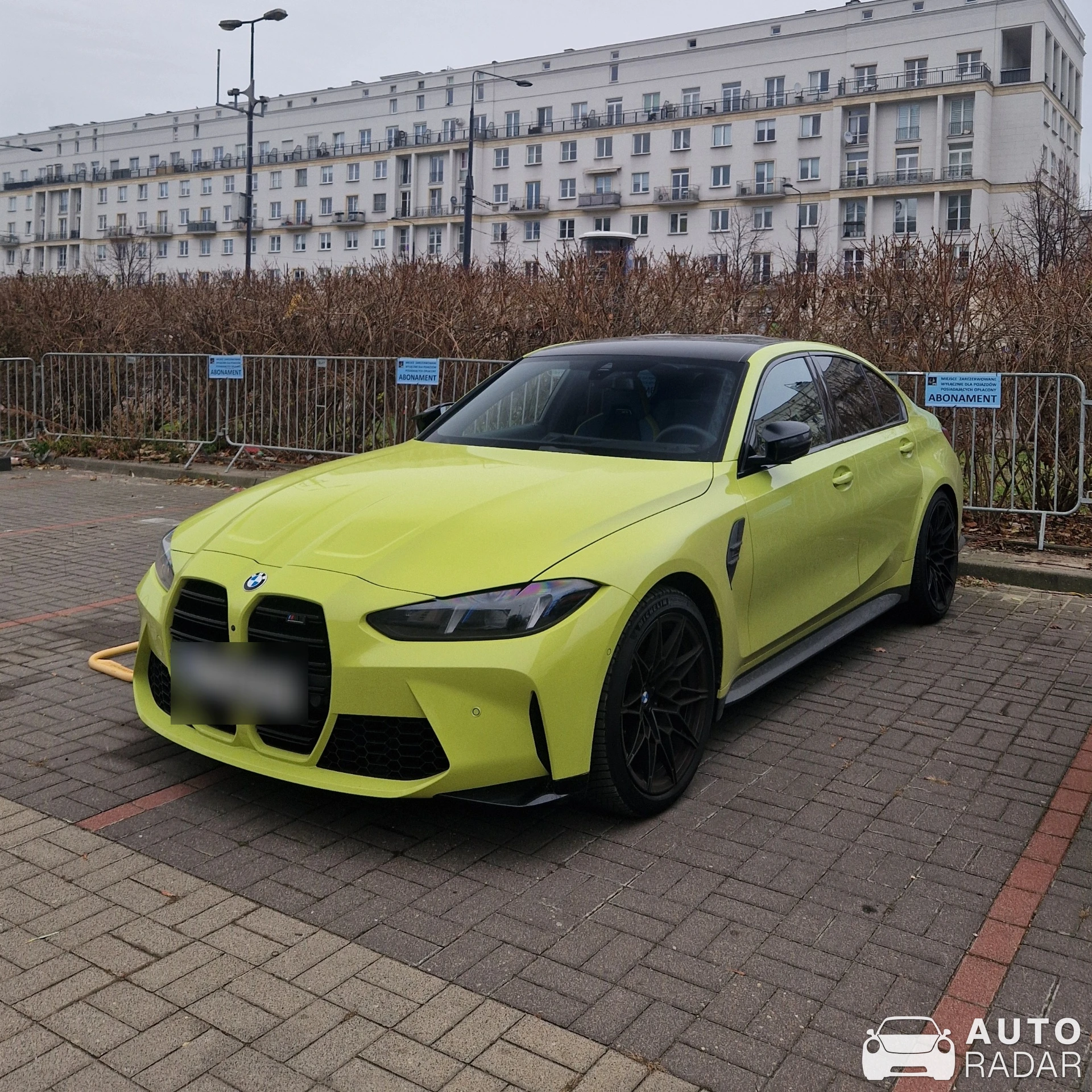 BMW M3 G80 Sedan Competition spotted in Warszawa, Poland