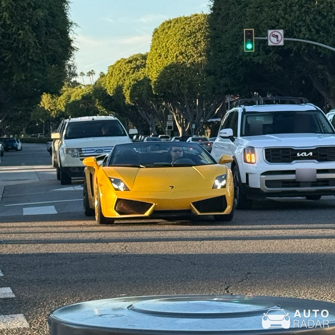 Lamborghini Gallardo LP560-4 Spyder spotted in Beverly Hills, United States