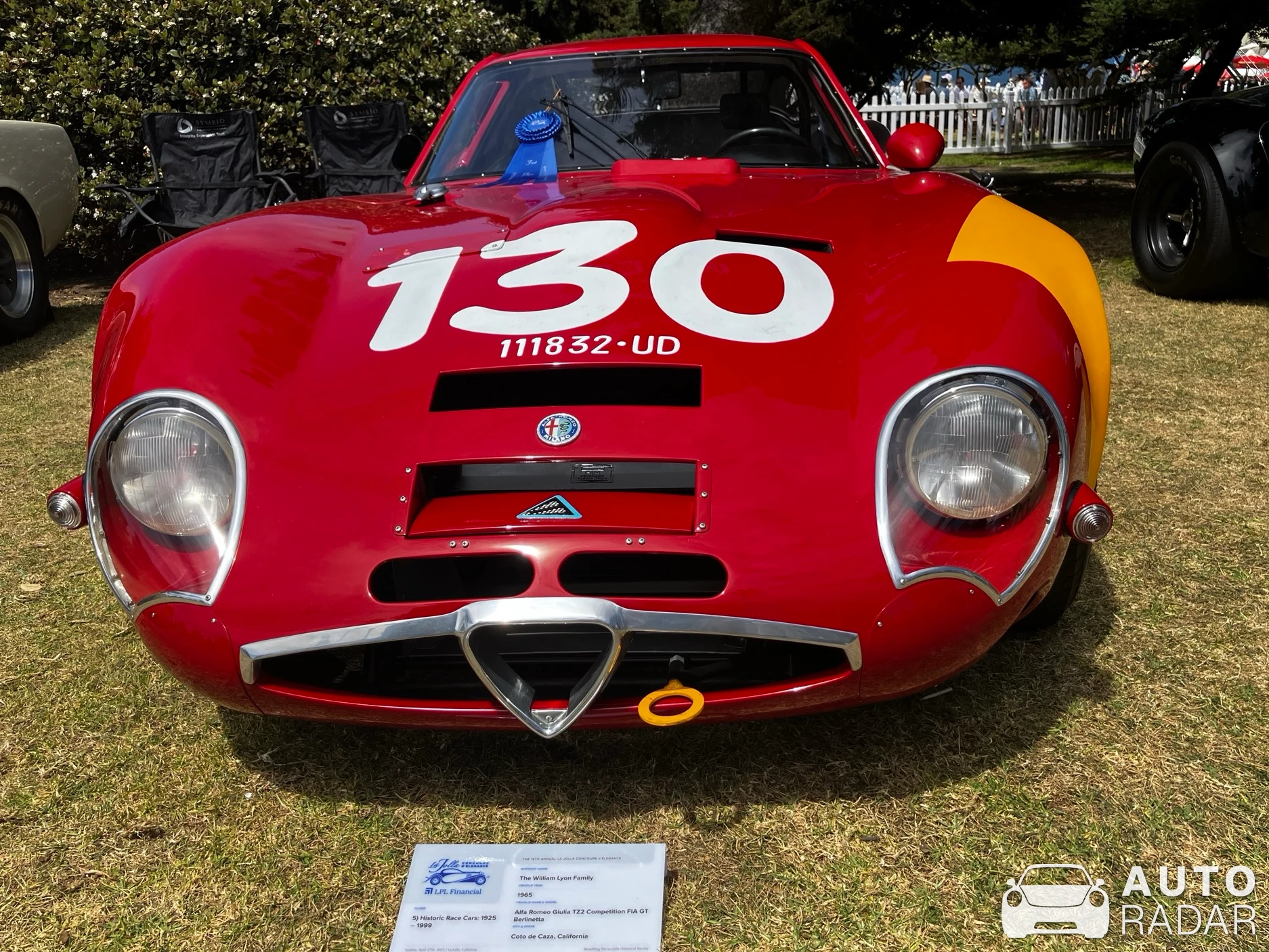 Alfa Romeo TZ1 spotted in San Diego