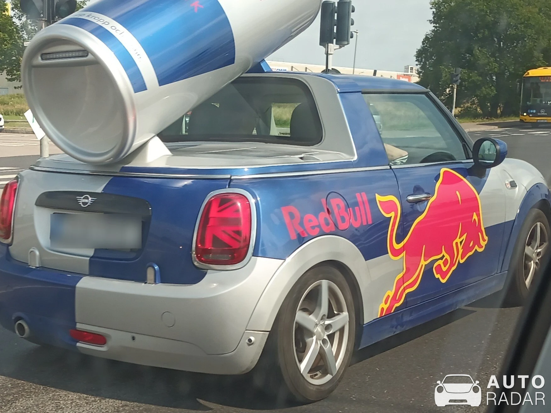Mini Cooper Red Bull spotted in Uppsala, Sweden