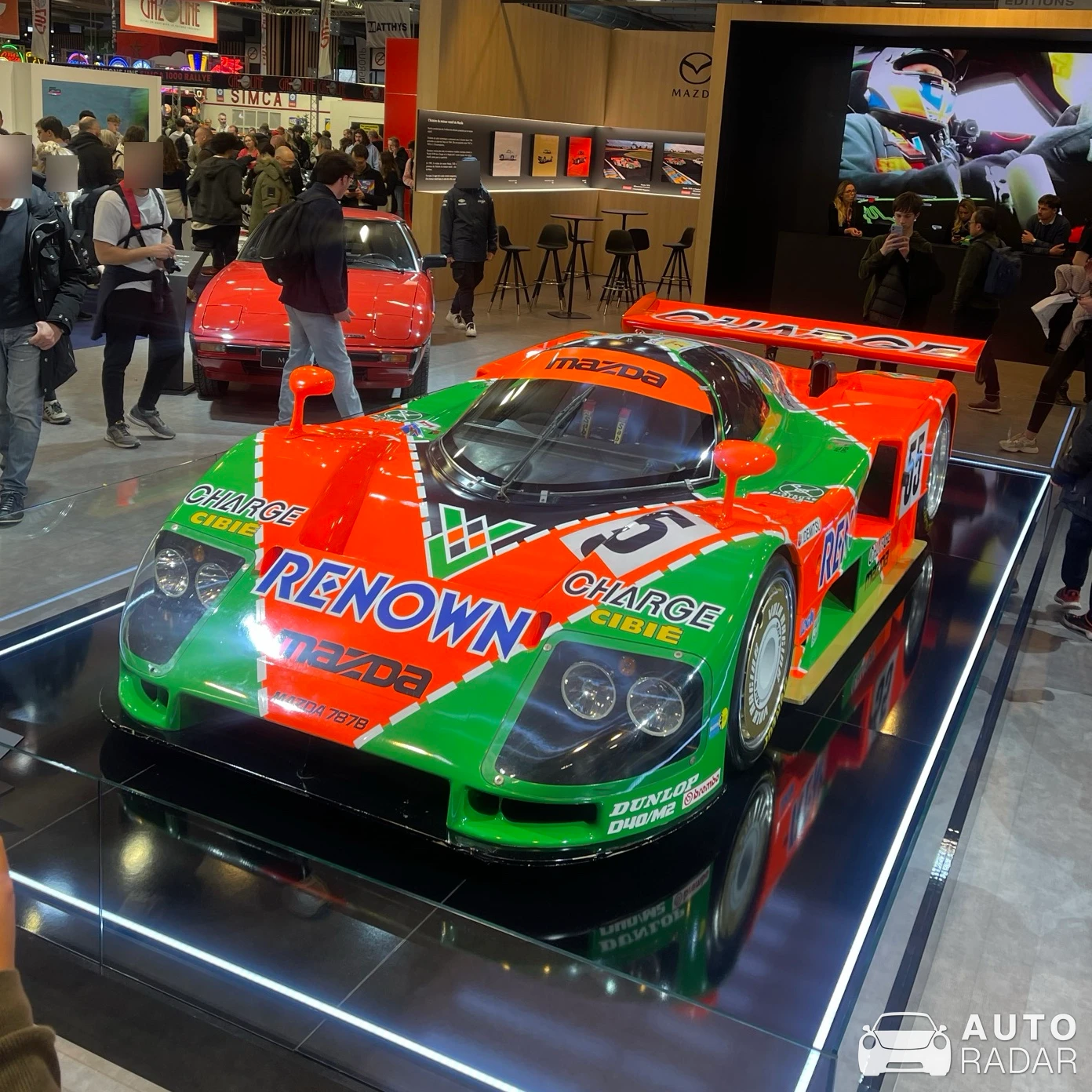 Mazda 787 spotted in Vanves