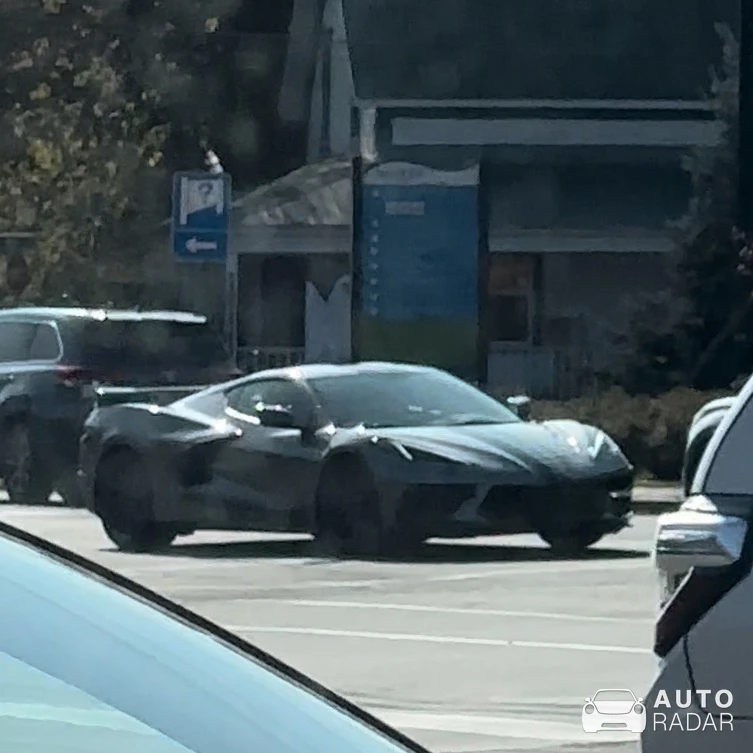 Chevrolet Corvette C8 spotted in Ayer's Cliff, Canada