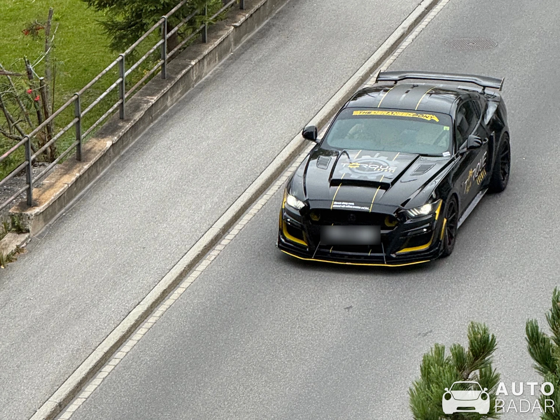 Ford Mustang Shelby GT500 Super Snake Galpin Auto Sports Widebody spotted in Davos
