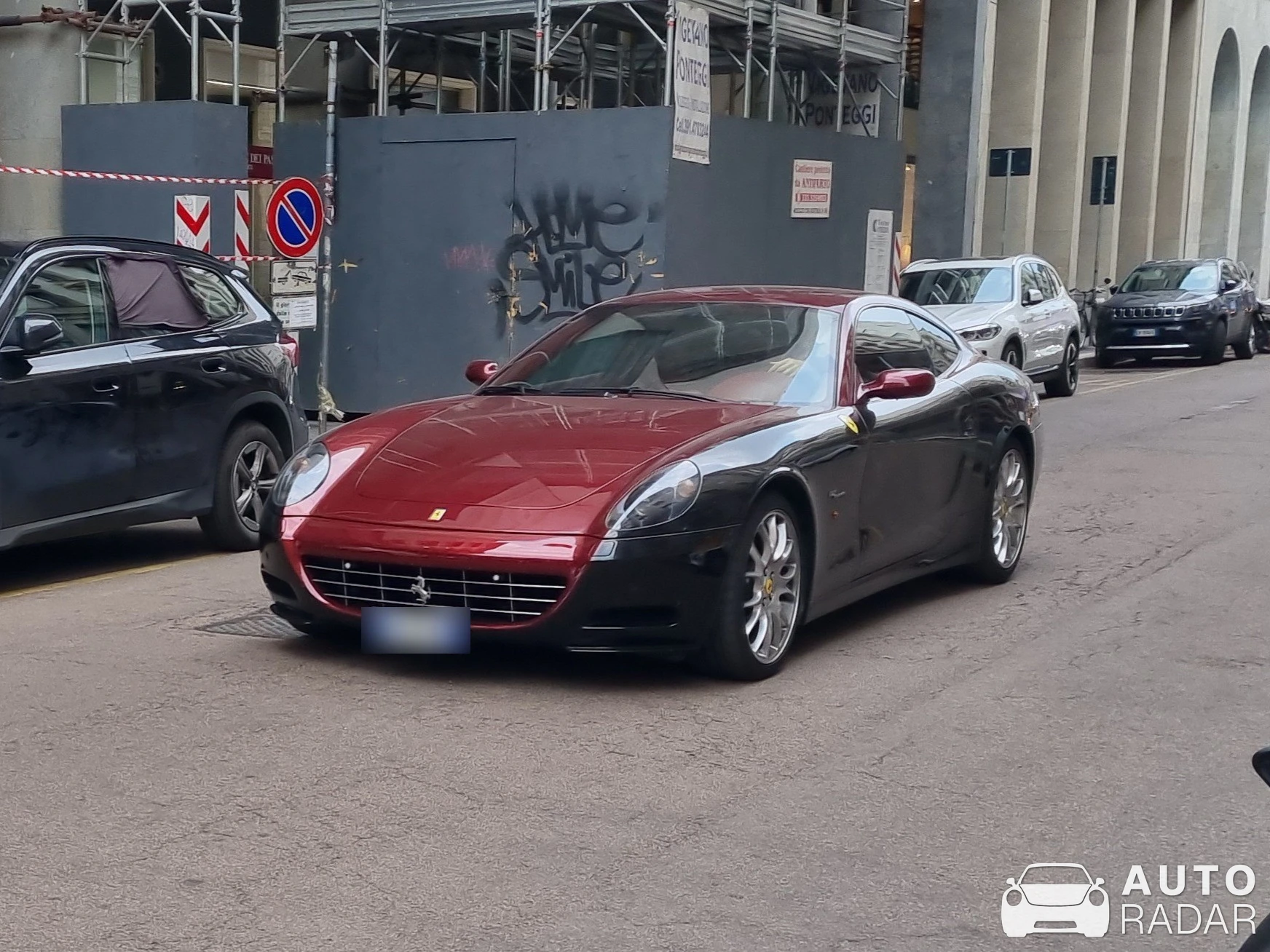 Ferrari 612 Sessanta spotted in Milano
