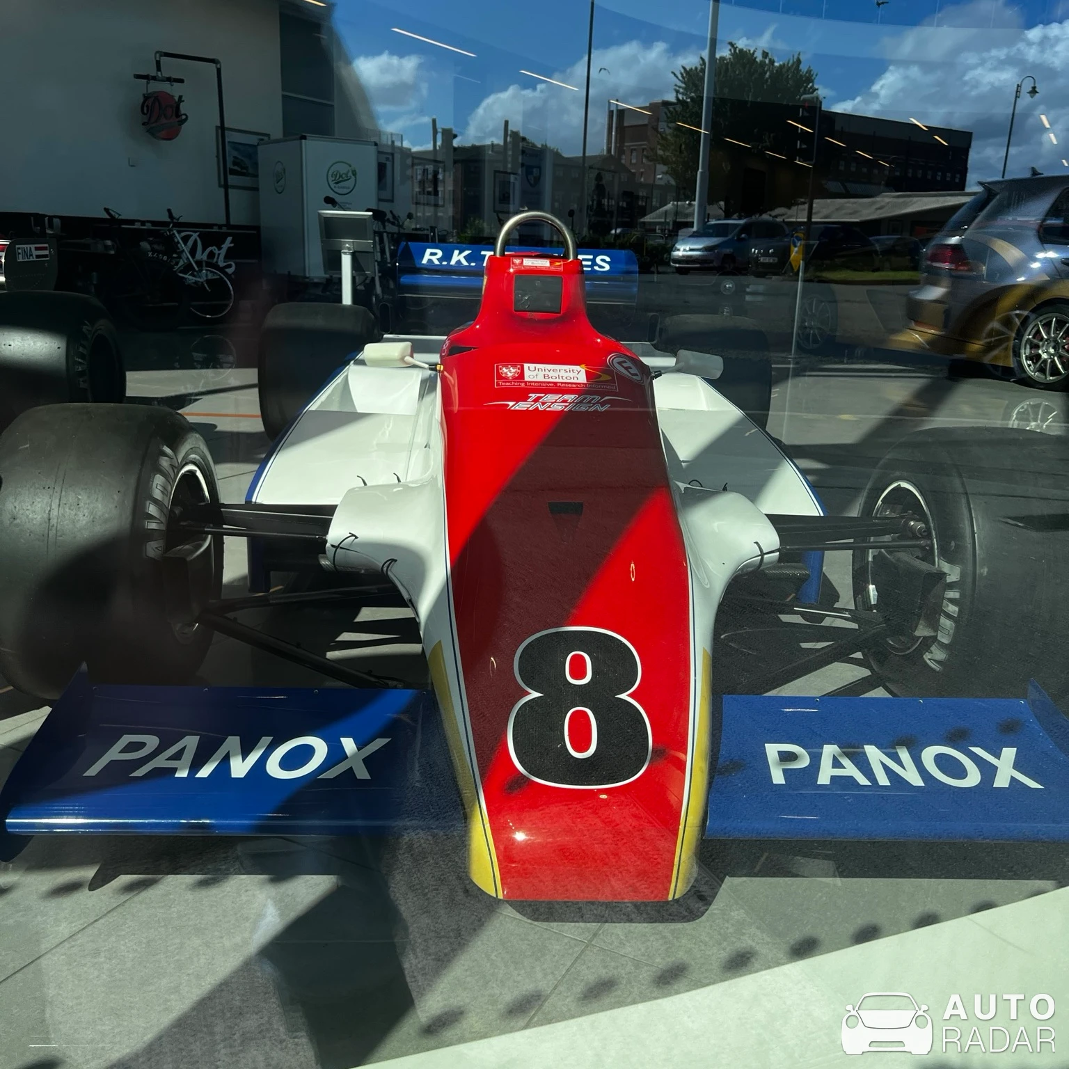 University of Bolton Formula Student Race Car spotted in Blackburn