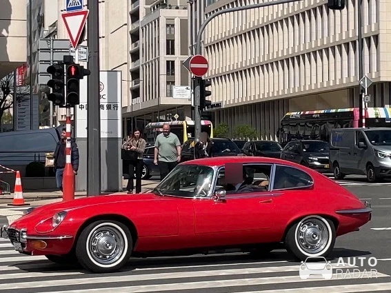 Jaguar E-Type Series 3 V-12 spotted in Luxembourg
