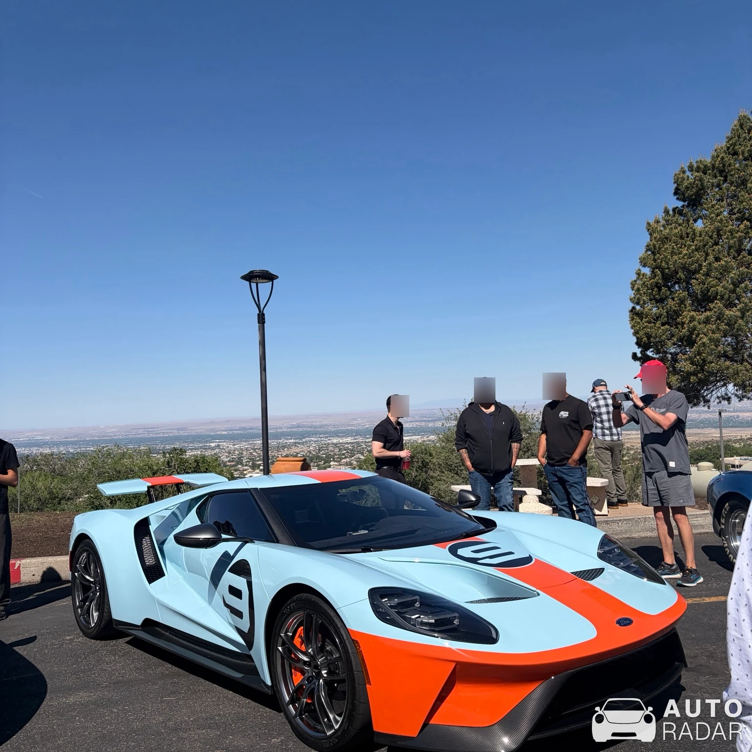 Ford GT Heritage Edition spotted in Albuquerque