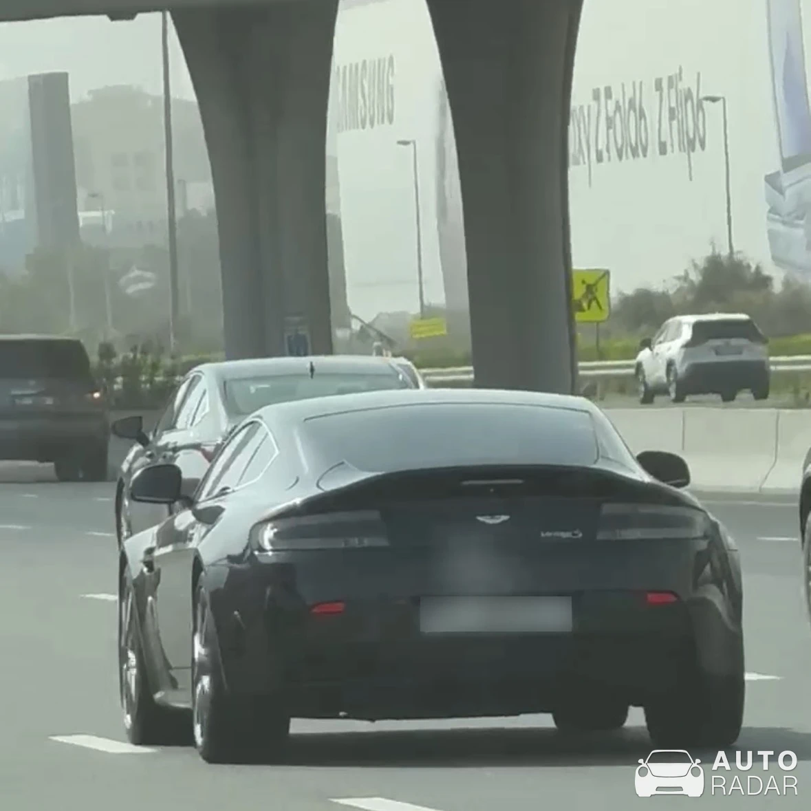 Aston Martin V8 Vantage S spotted in Dubai, United Arab Emirates