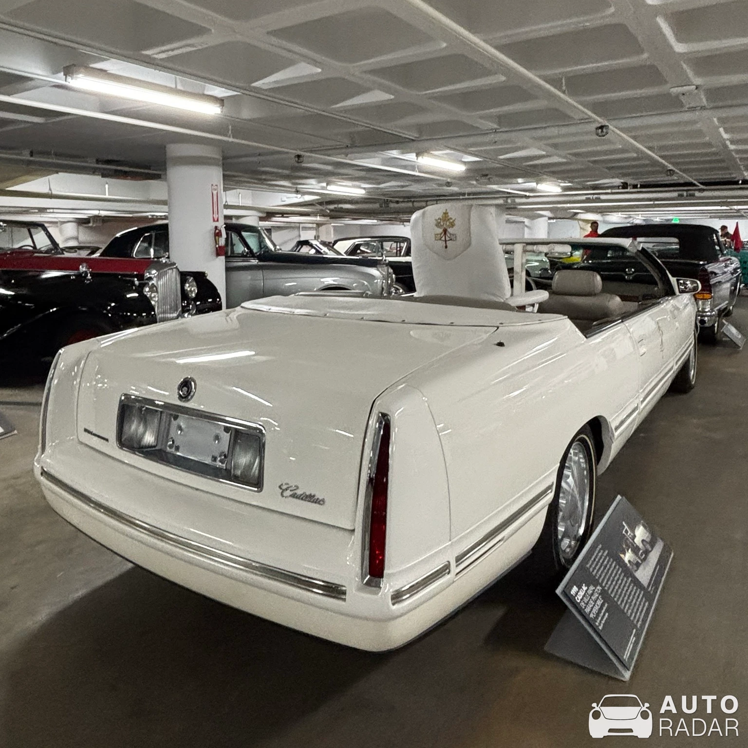 Cadillac DeVille Parade Phaeton "Popemobile" spotted in Los Angeles