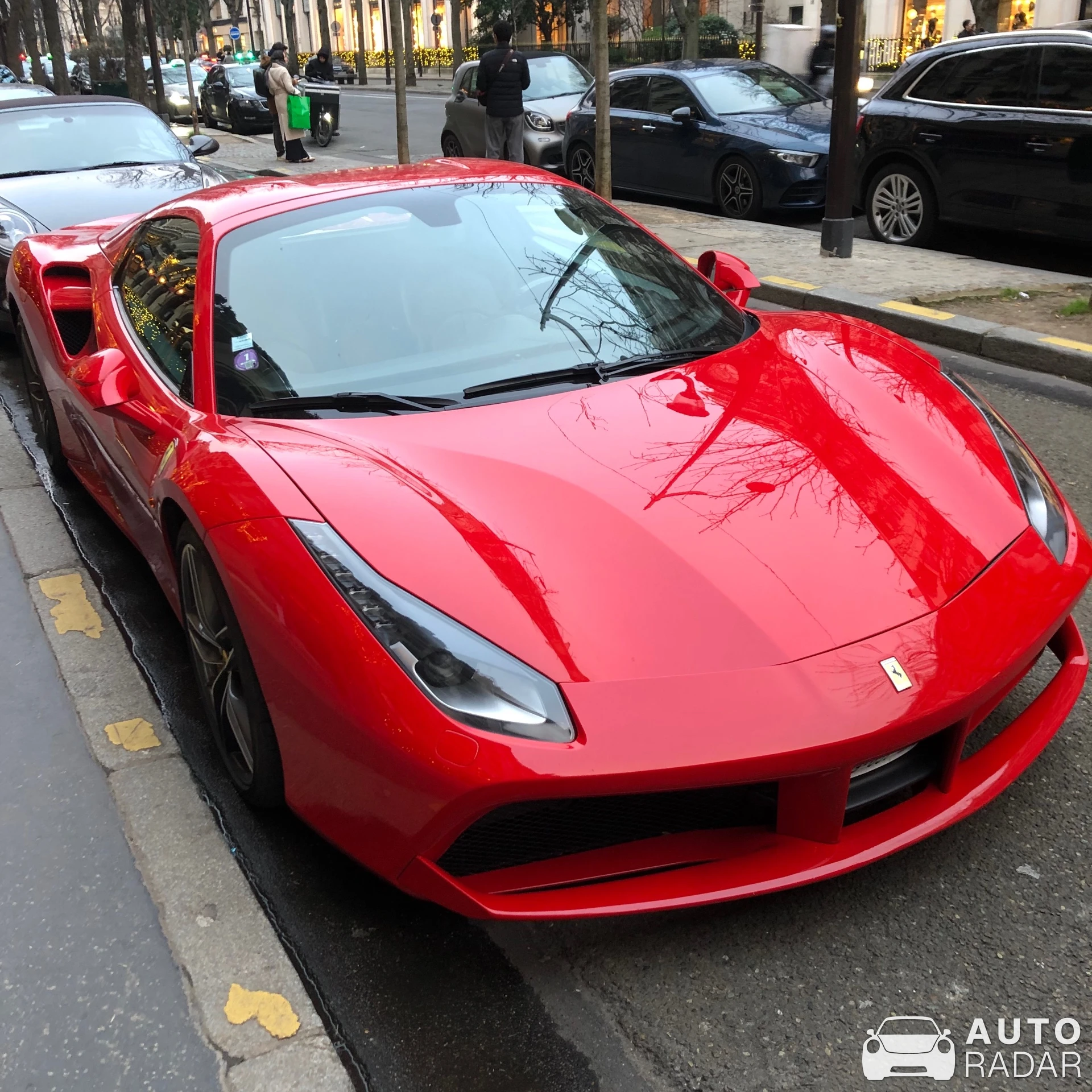 Ferrari 488 GTB spotted in Paris, France