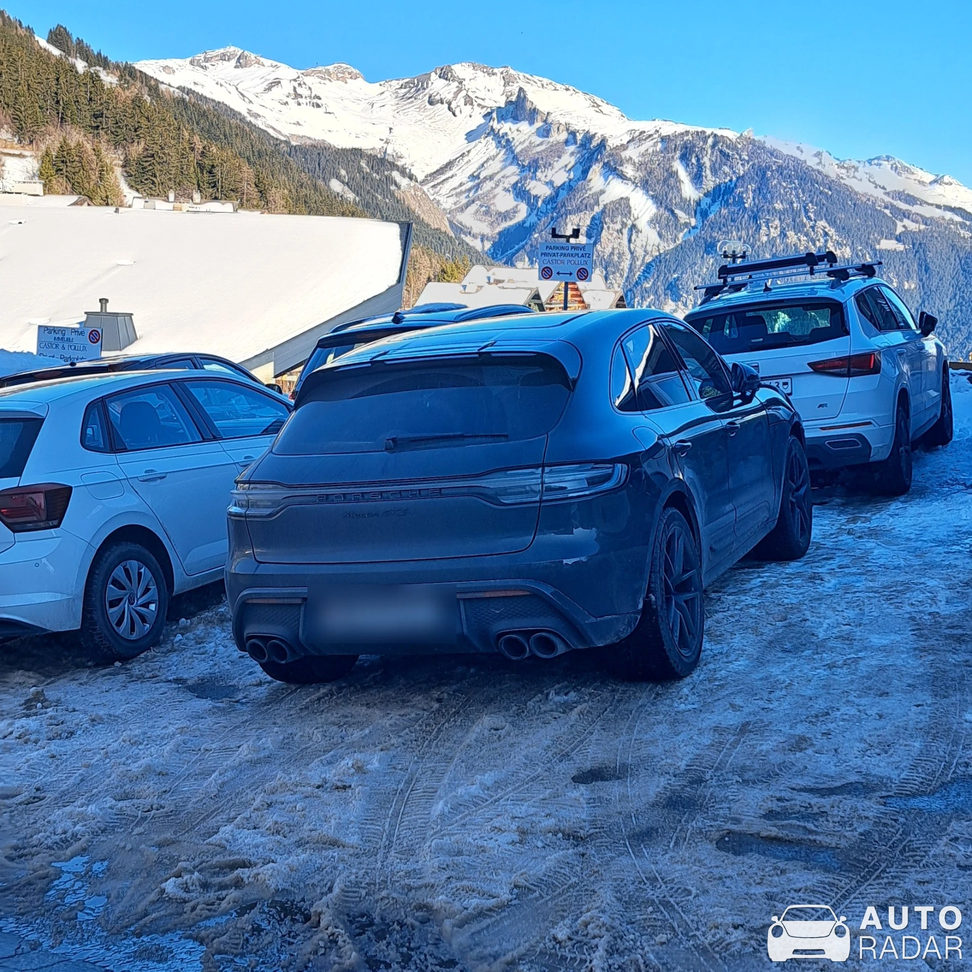 Porsche Macan GTS spotted in Anzère, Suisse