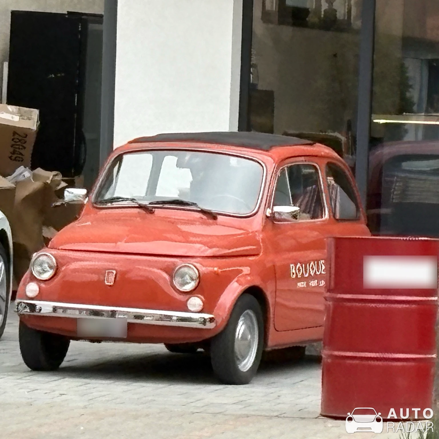 Fiat 500 F spotted in Bistrița