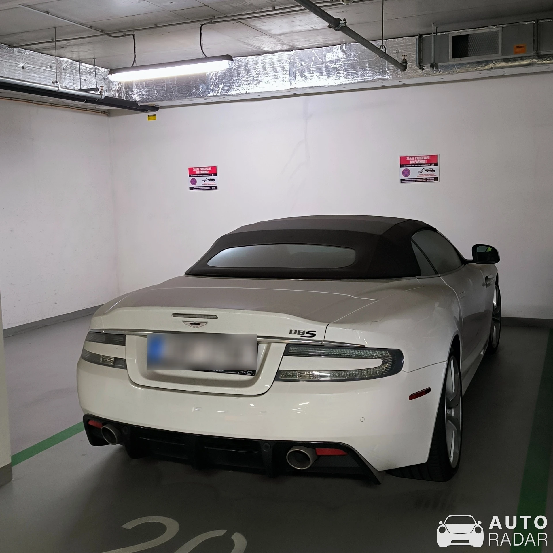 Aston Martin DBS Volante spotted in Ostrava
