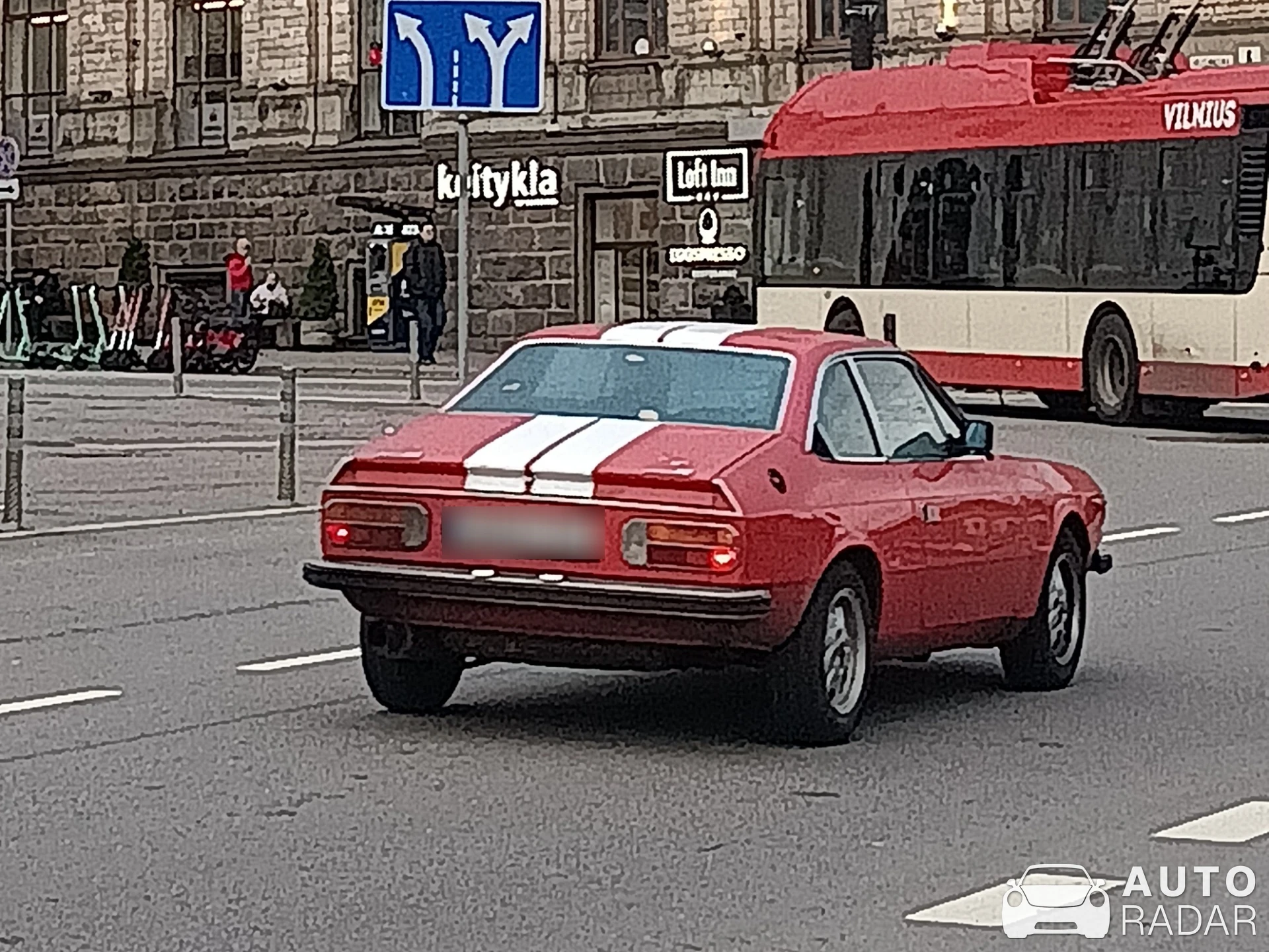 Lancia Beta 1600 Coupé spotted in Vilnius, Lithuania