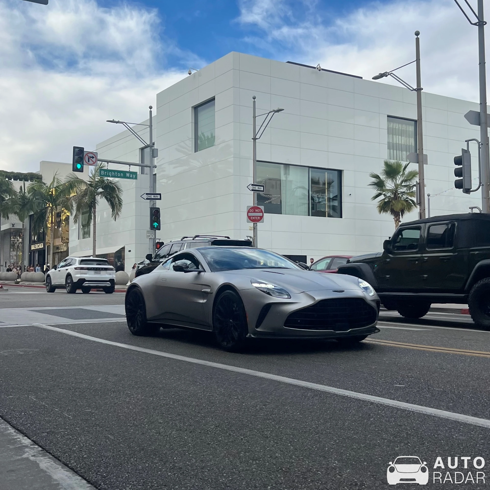 Aston Martin V8 Vantage spotted in Beverly Hills, United States