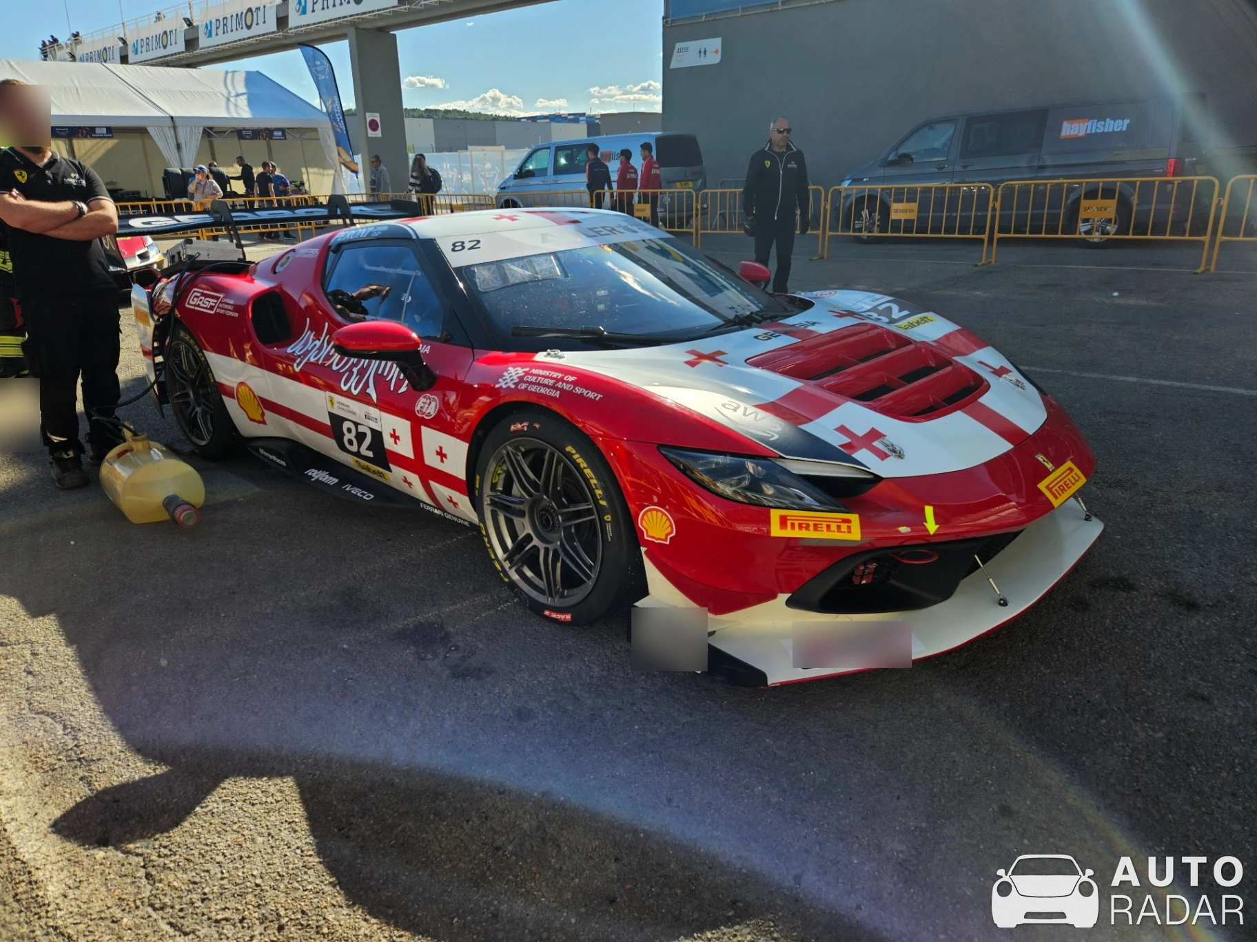 Ferrari 296 Challenge spotted in Cheste, Spain