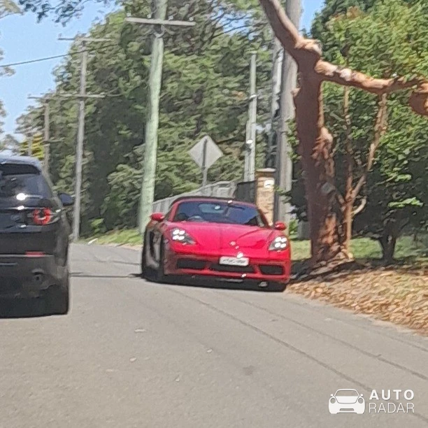 Porsche 718 Boxster GTS spotted in Sydney Olympic Park, Australia