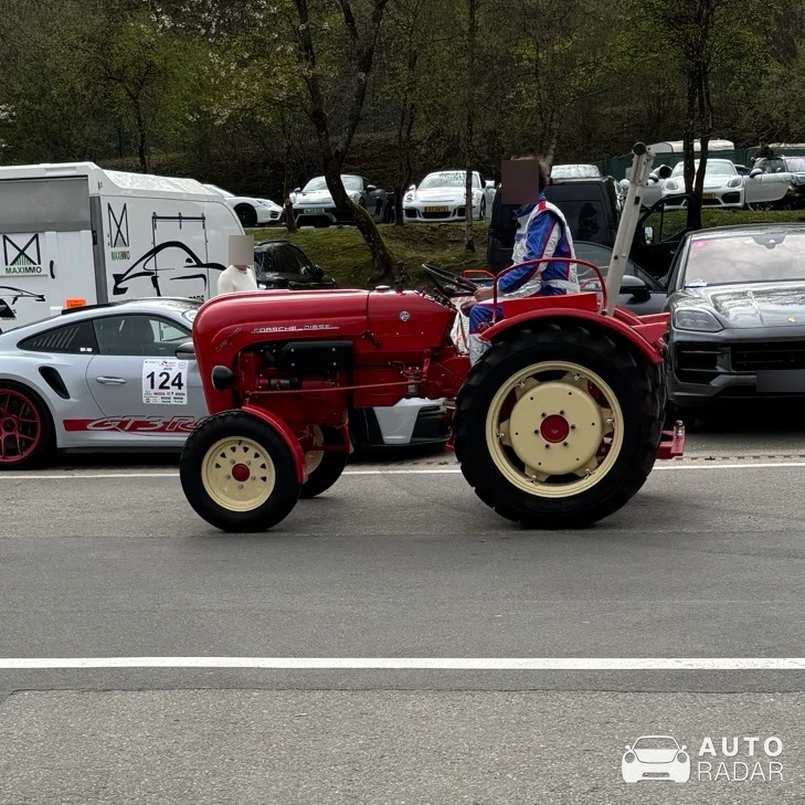 Porsche Diesel spotted in Stavelot