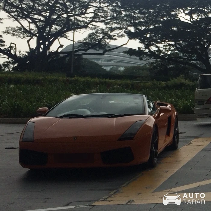 Lamborghini Gallardo LP560-4 Spyder spotted in Singapore, Singapore