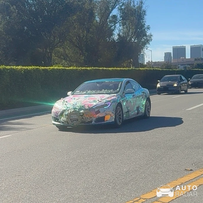 Tesla Model S spotted in Beverly Hills, United States