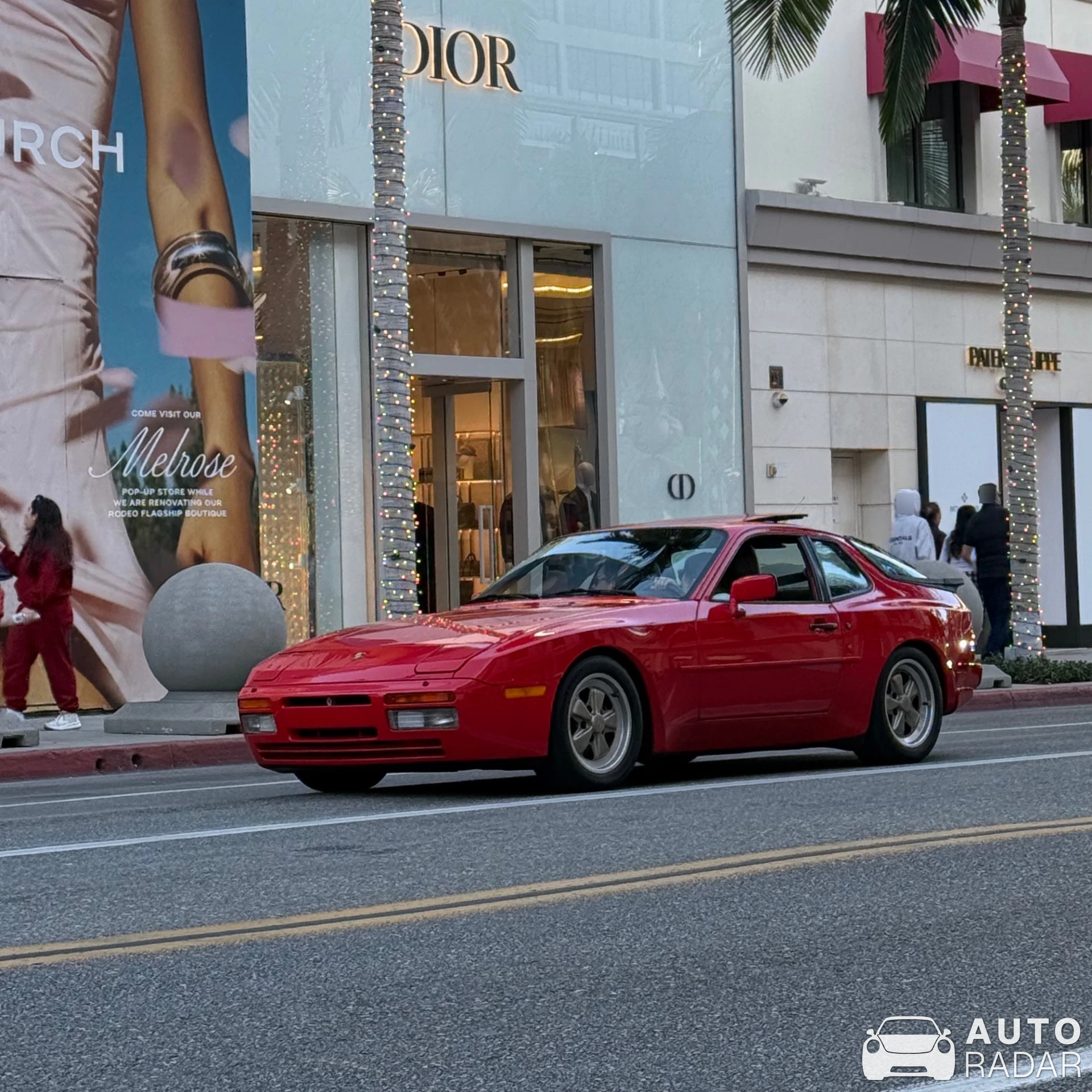 Porsche 944 spotted in Beverly Hills, United States