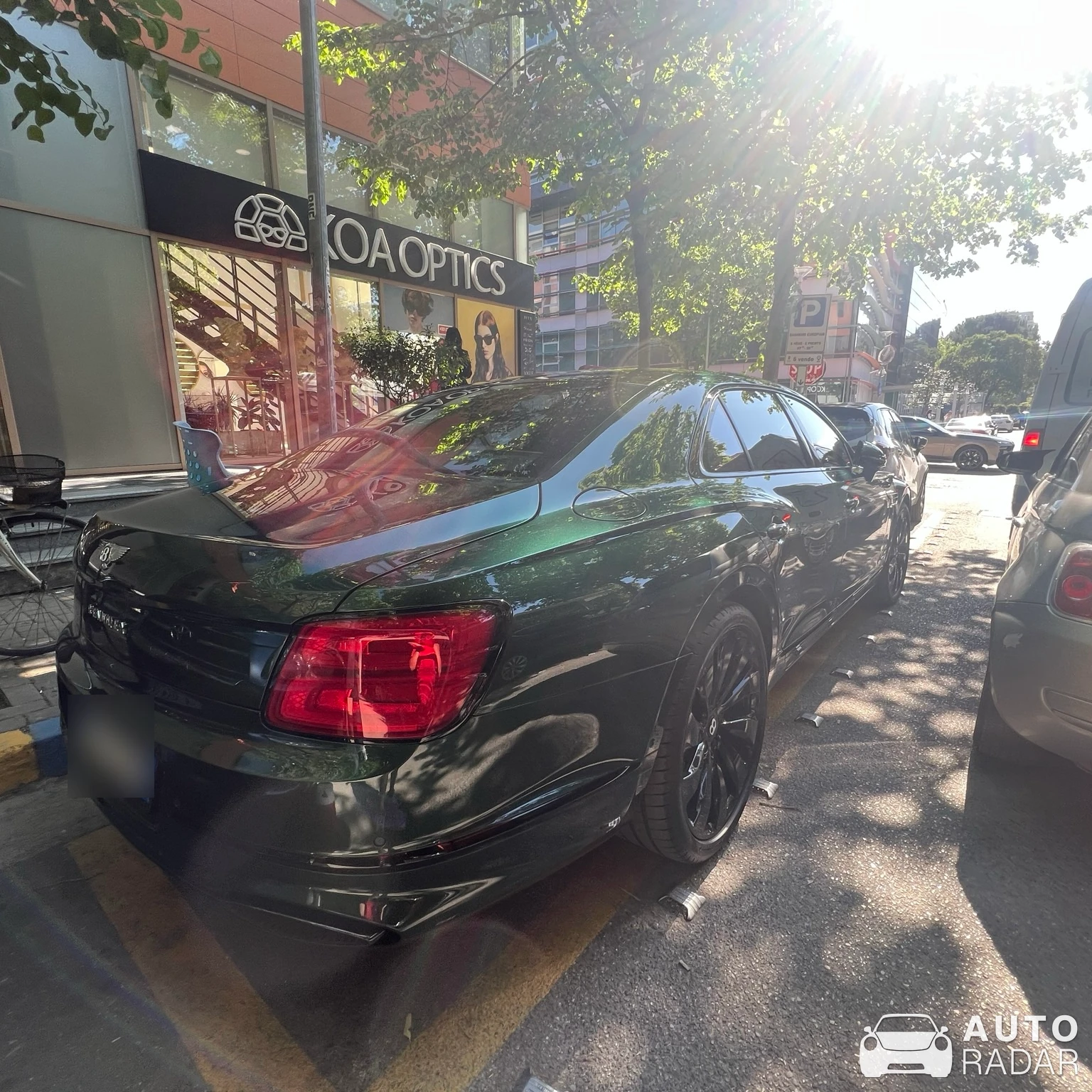 Bentley Flying Spur V8 spotted in Tirana