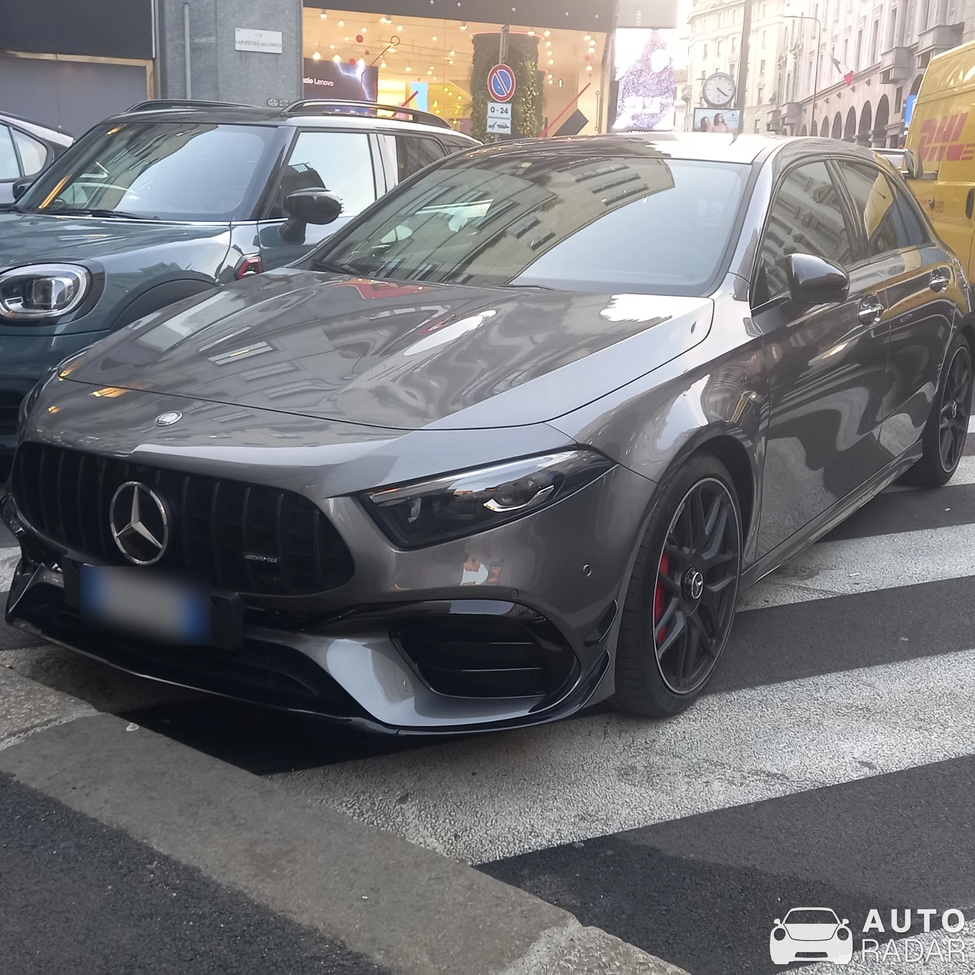 Mercedes-AMG A 45 S W177 spotted in Milan, Italy