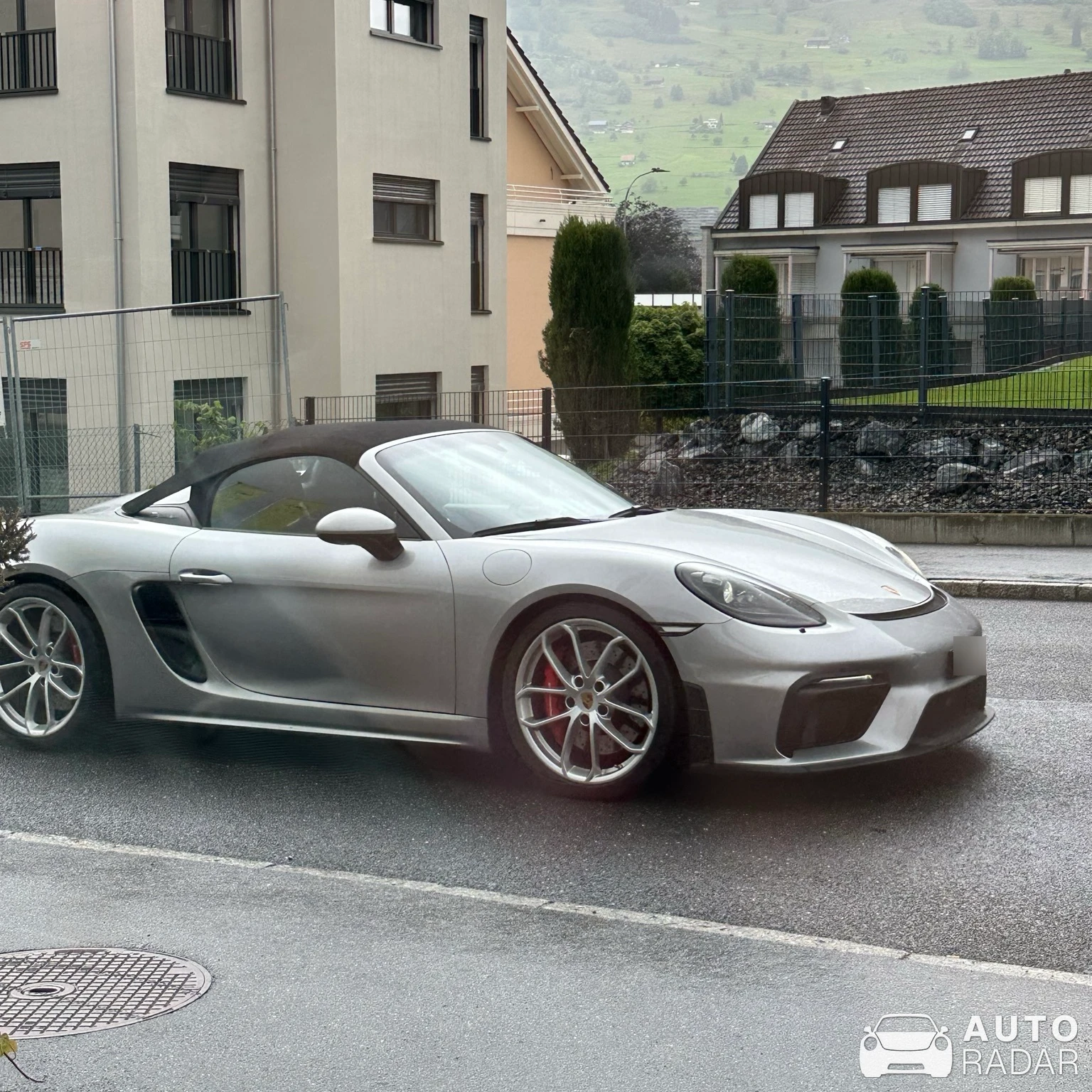 Porsche 718 Spyder spotted in Seelisberg