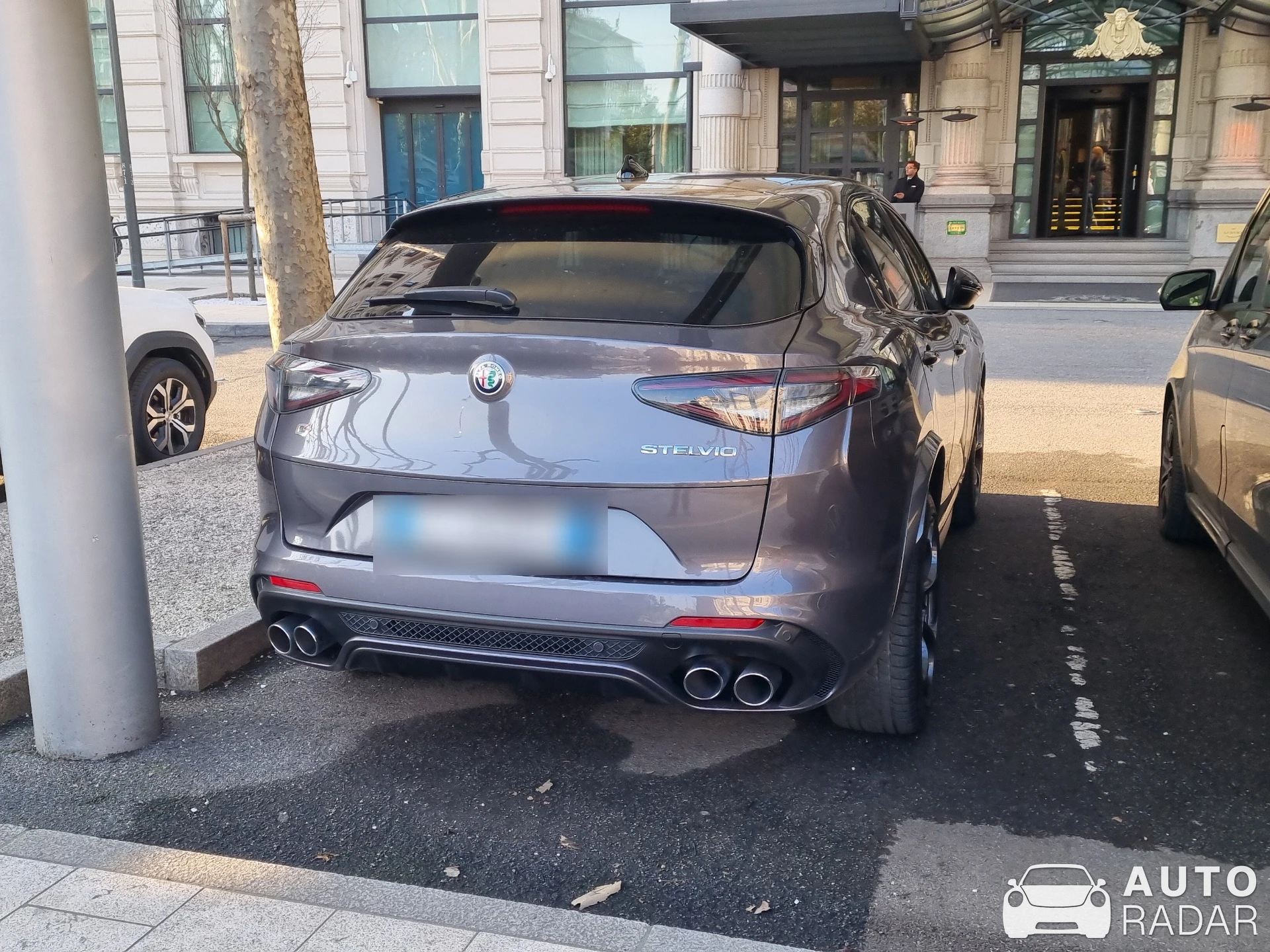 Alfa Romeo Stelvio Quadrifoglio spotted in Milano, Italy