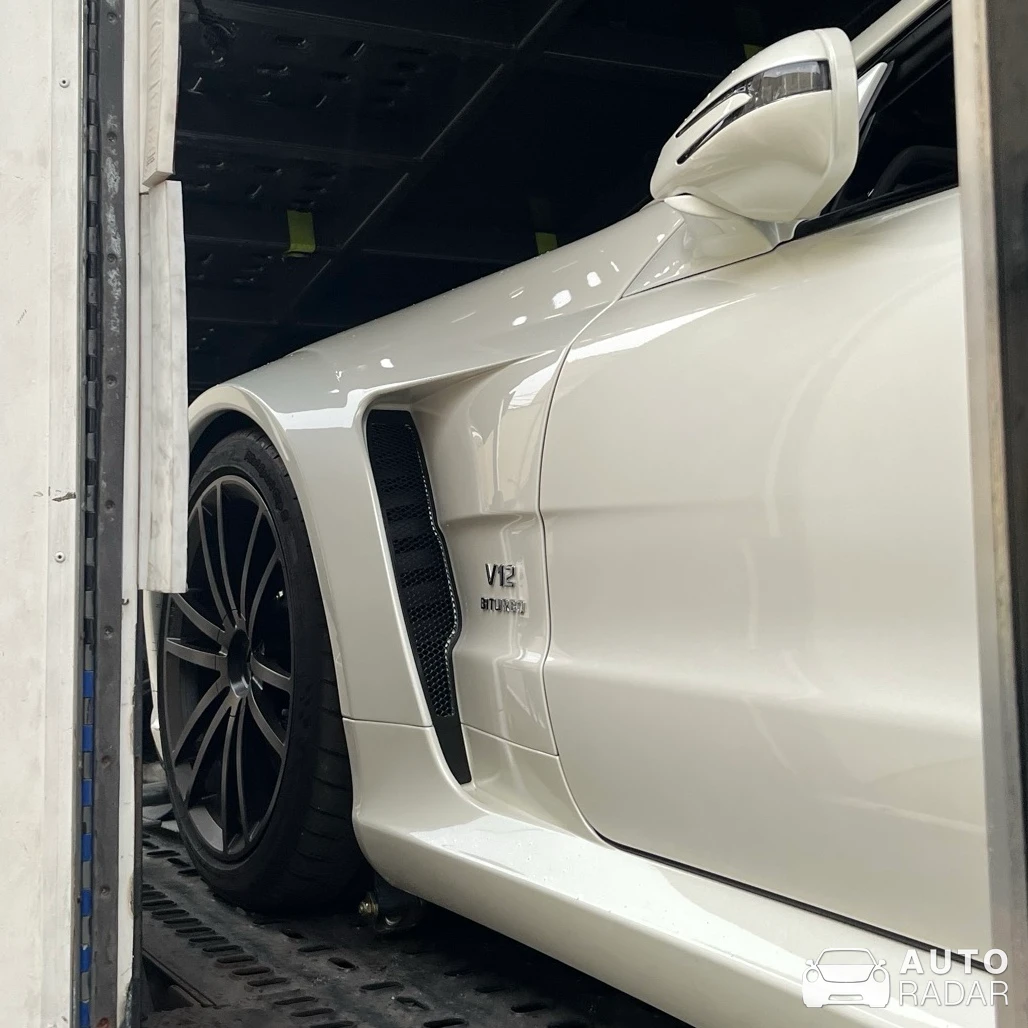 Mercedes-Benz SL 65 AMG Black Series spotted in Madrid