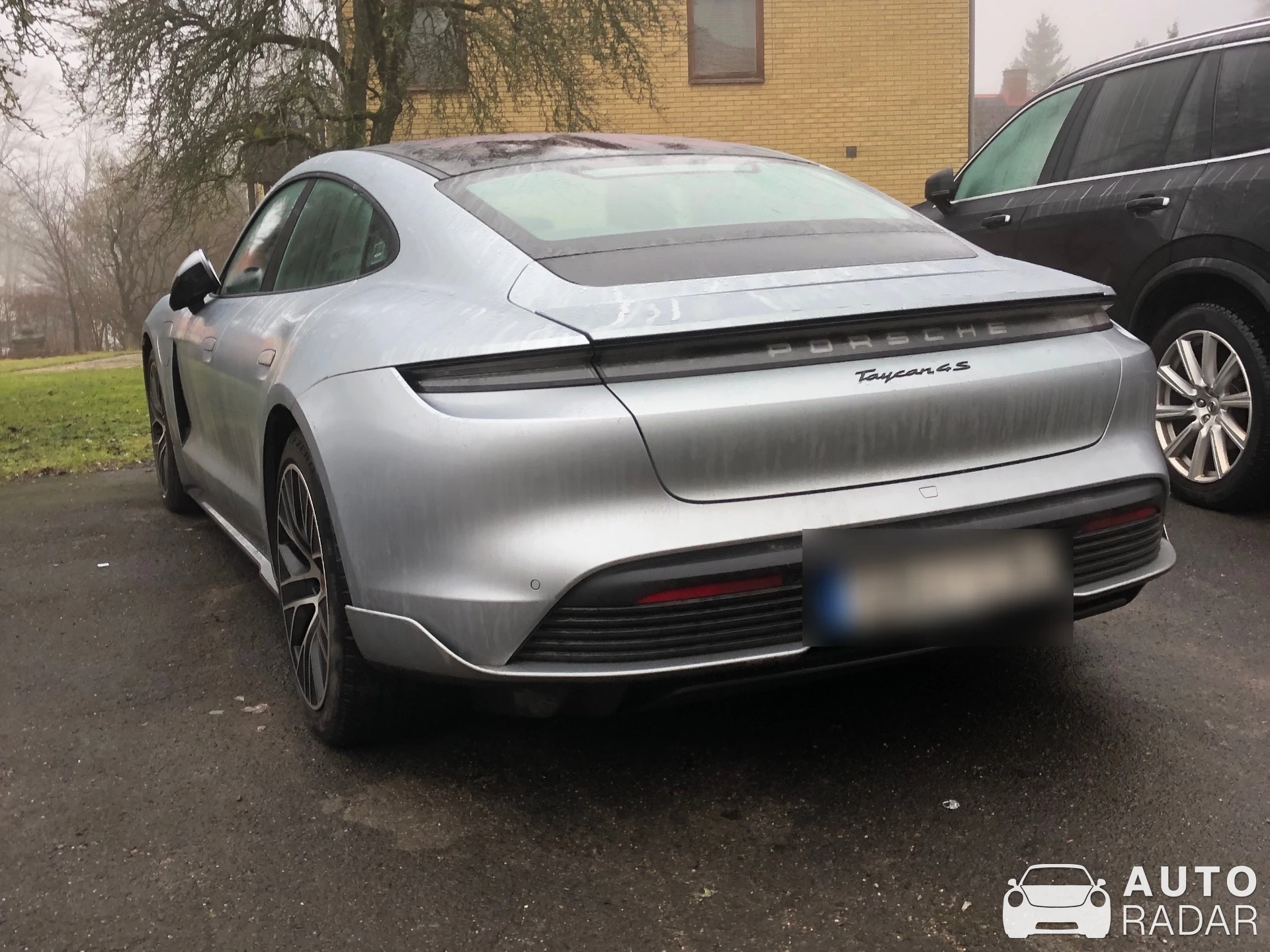Porsche Taycan 4S spotted in Falköping, Sweden